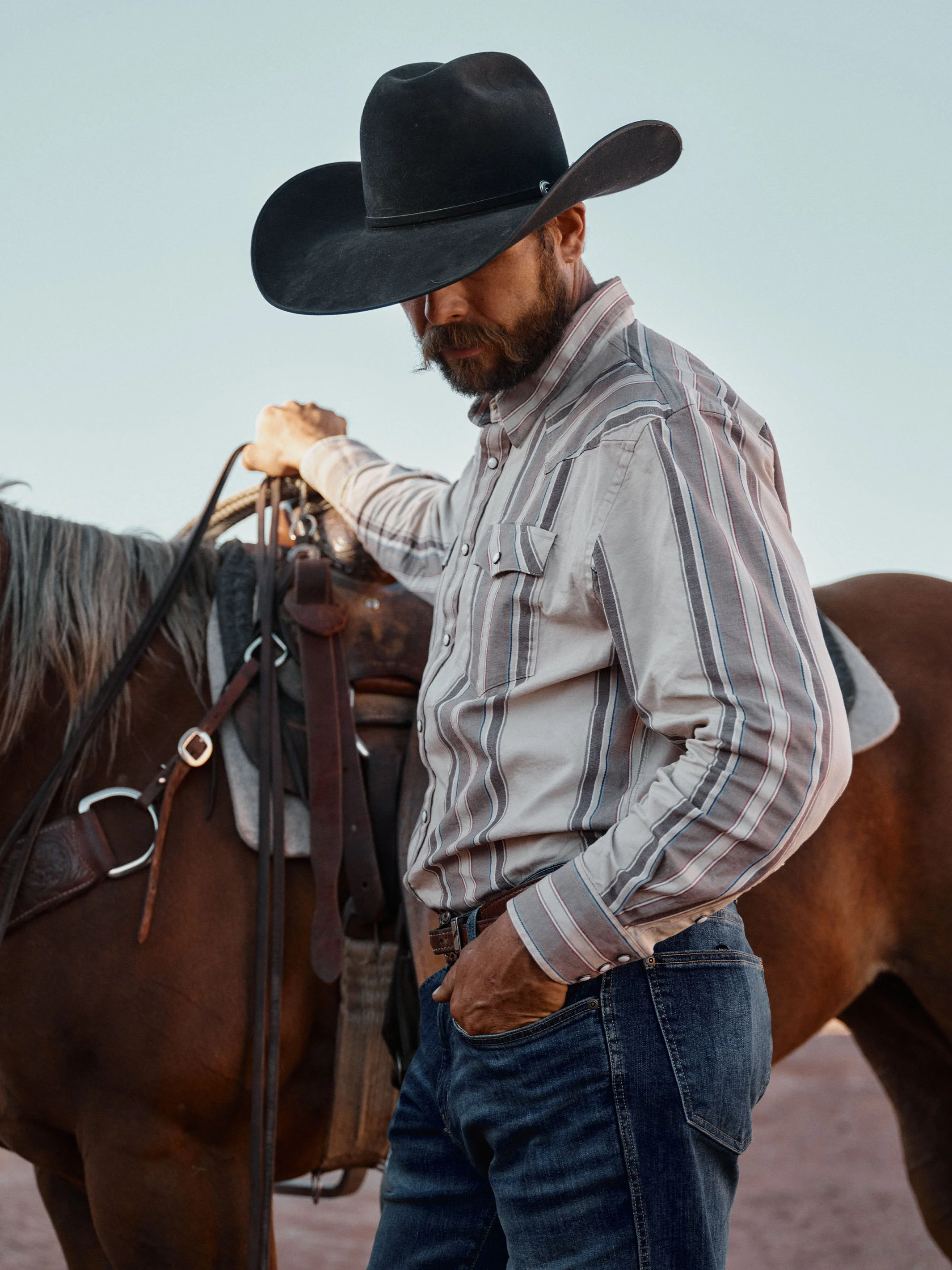 Western Stretch Snap Shirt - Image 3