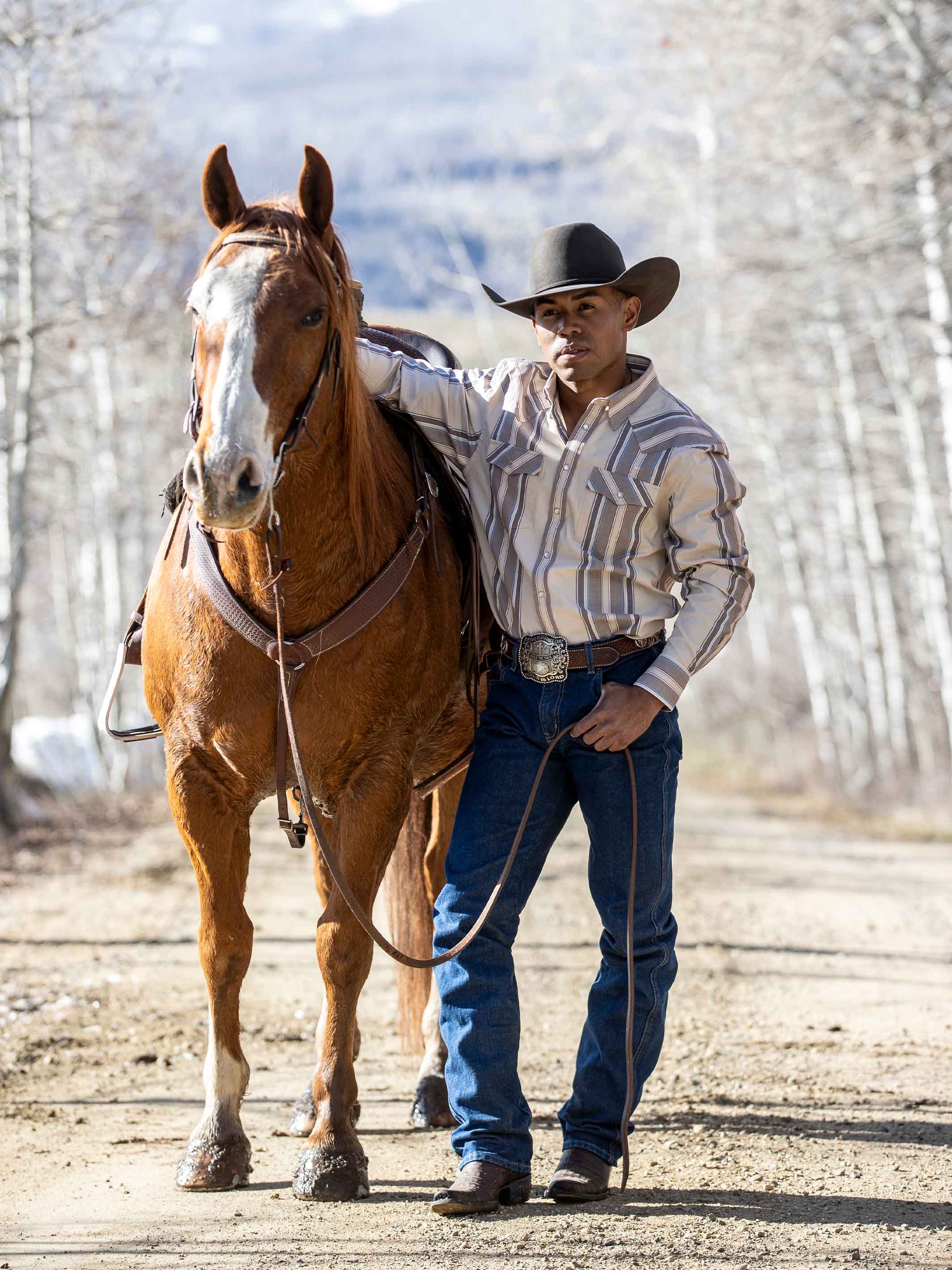 Western Stretch Snap Shirt - Image 4