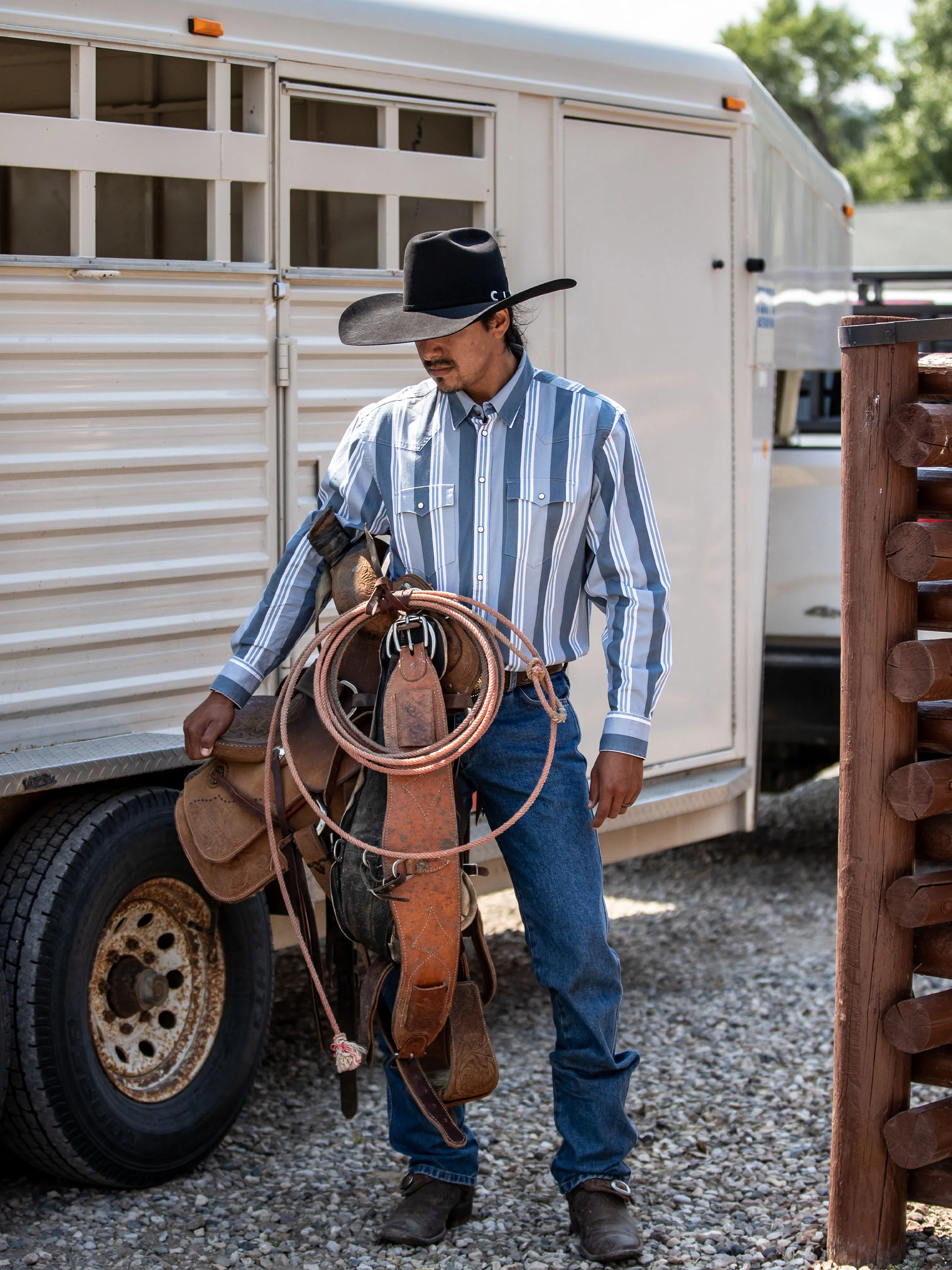Western Stretch Snap Shirt - Image 7