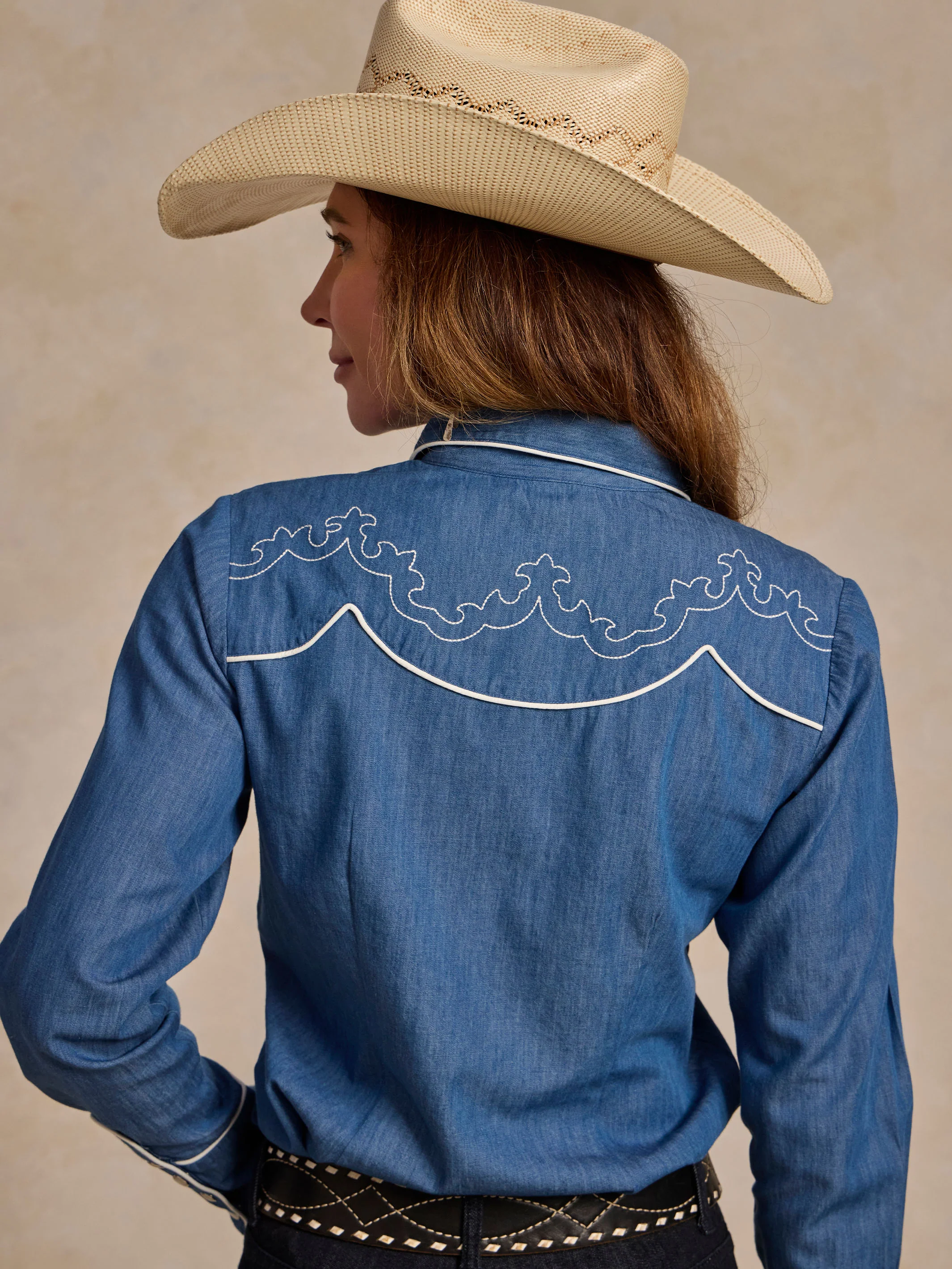 Women's Embroidered Dale Shirt - Image 9