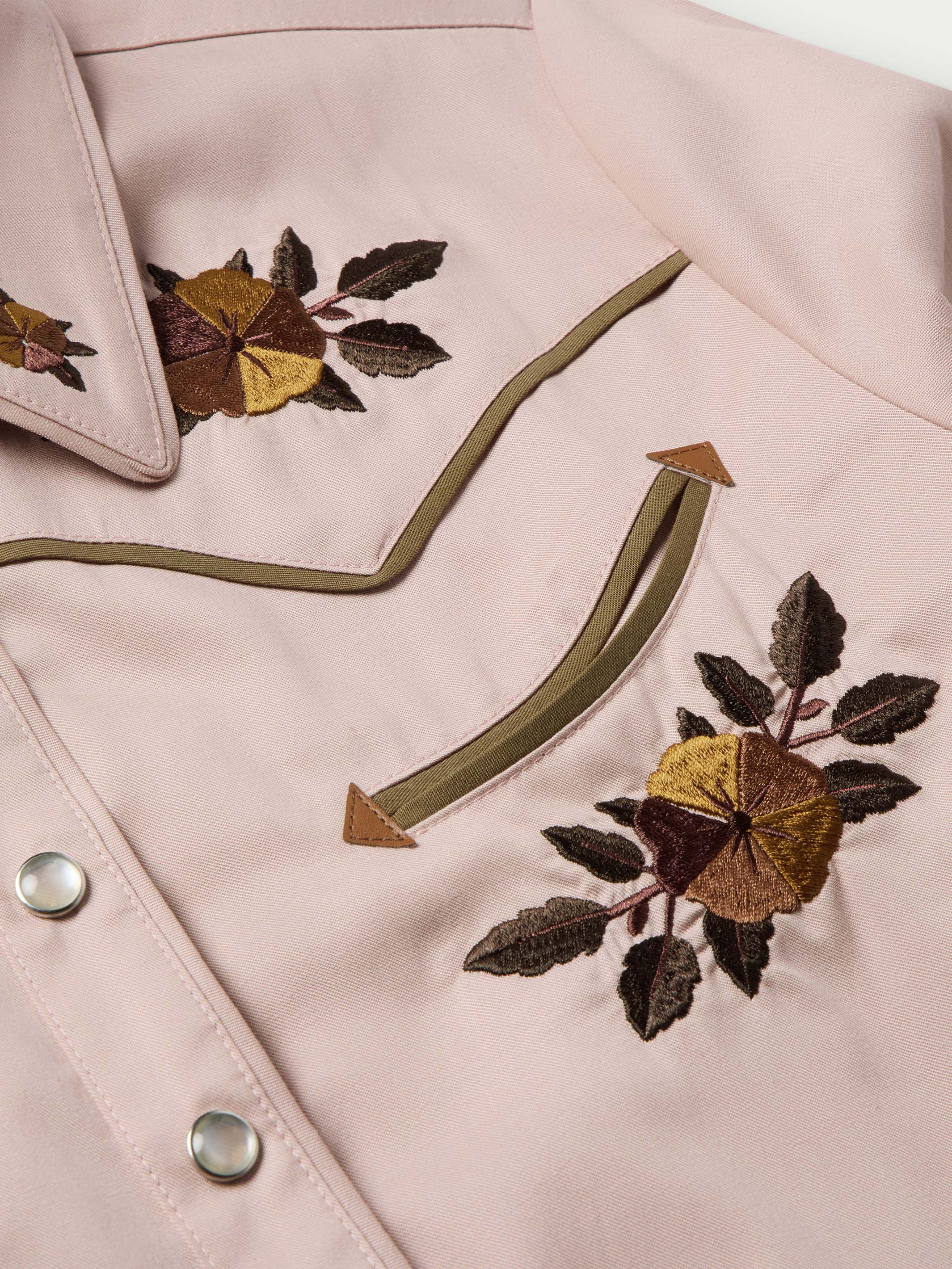 Women's Embroidered Snap Shirt - Image 10