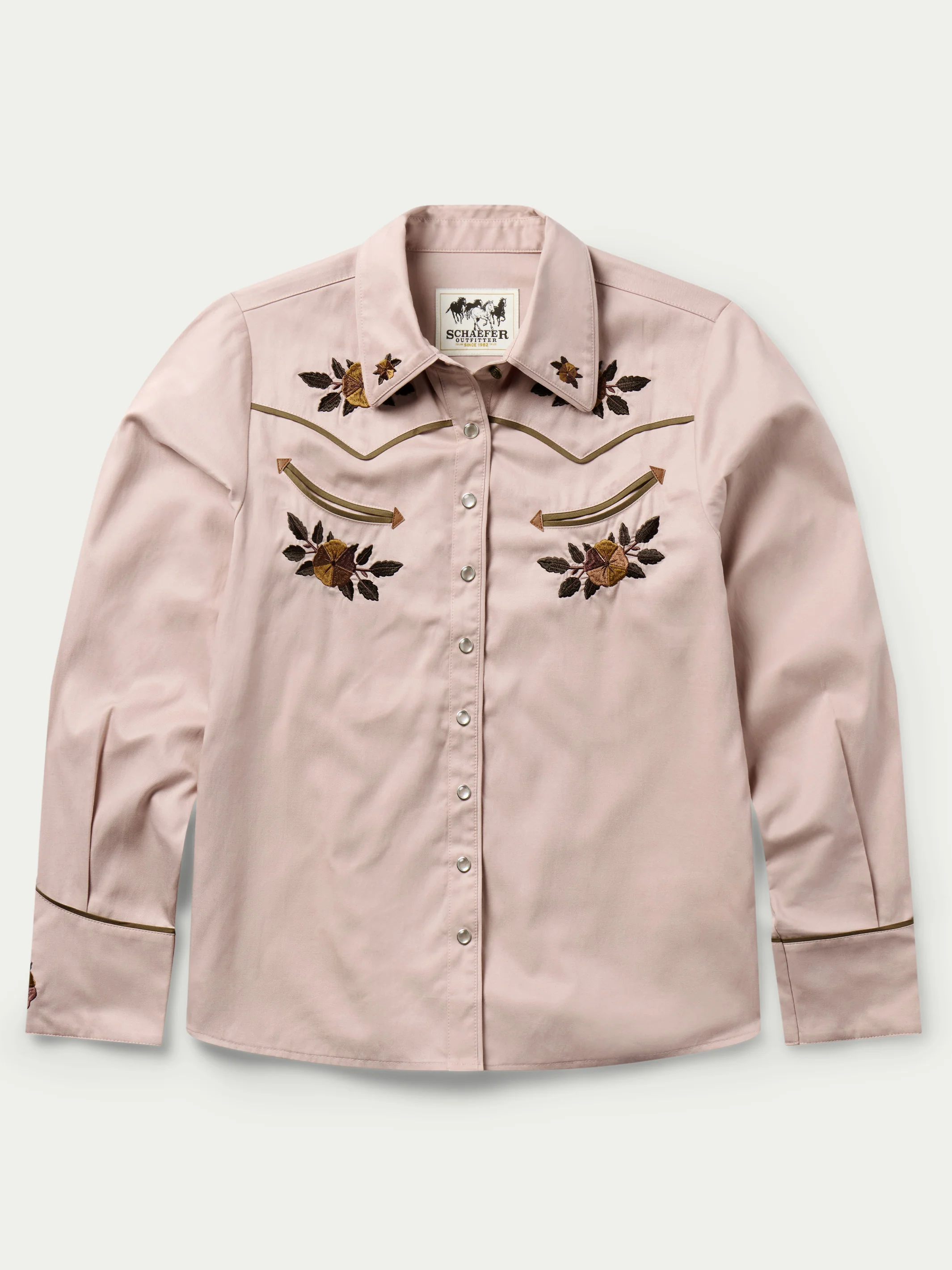 Women's Embroidered Snap Shirt - Image 2