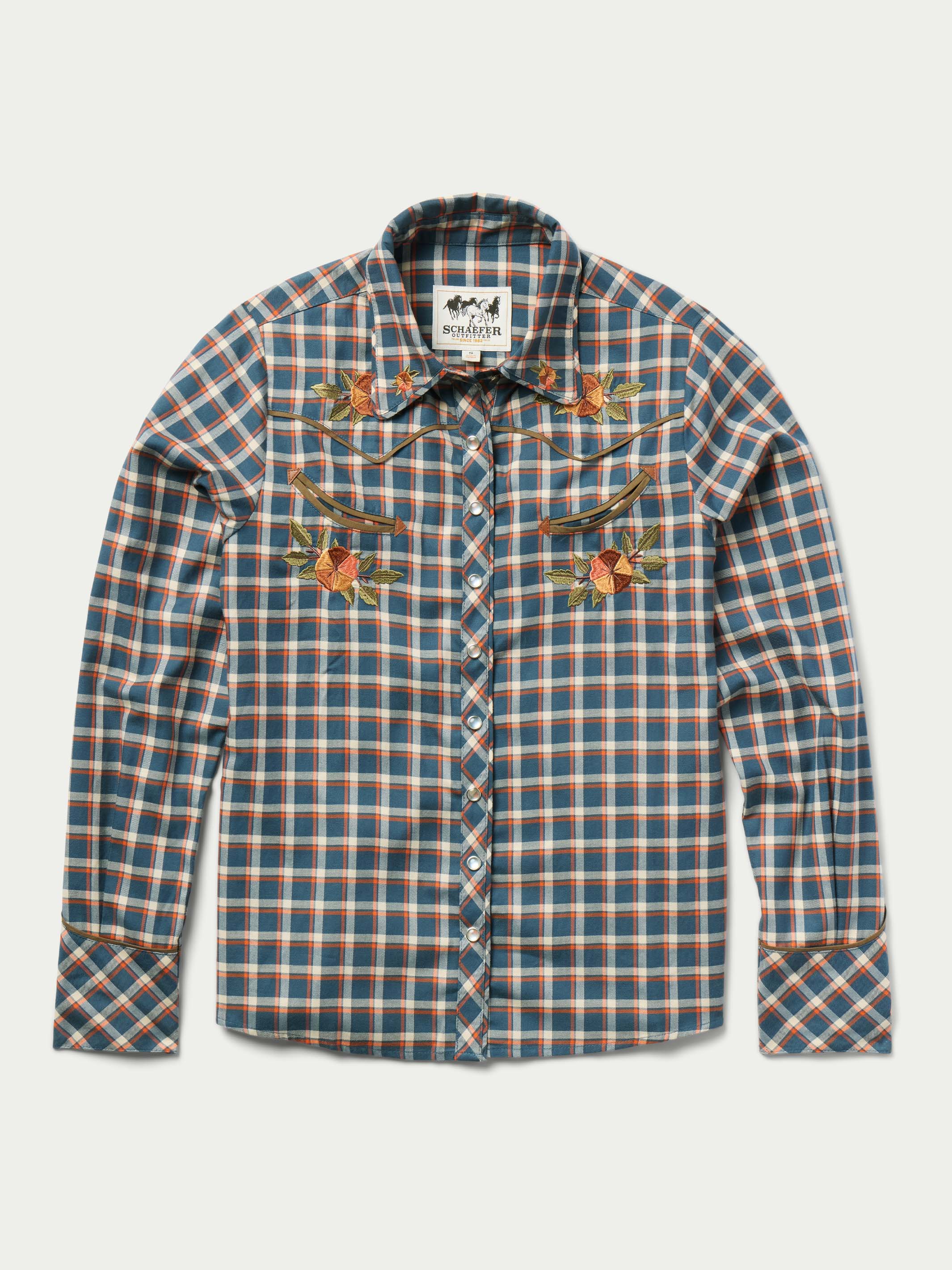 Women's Embroidered Snap Shirt