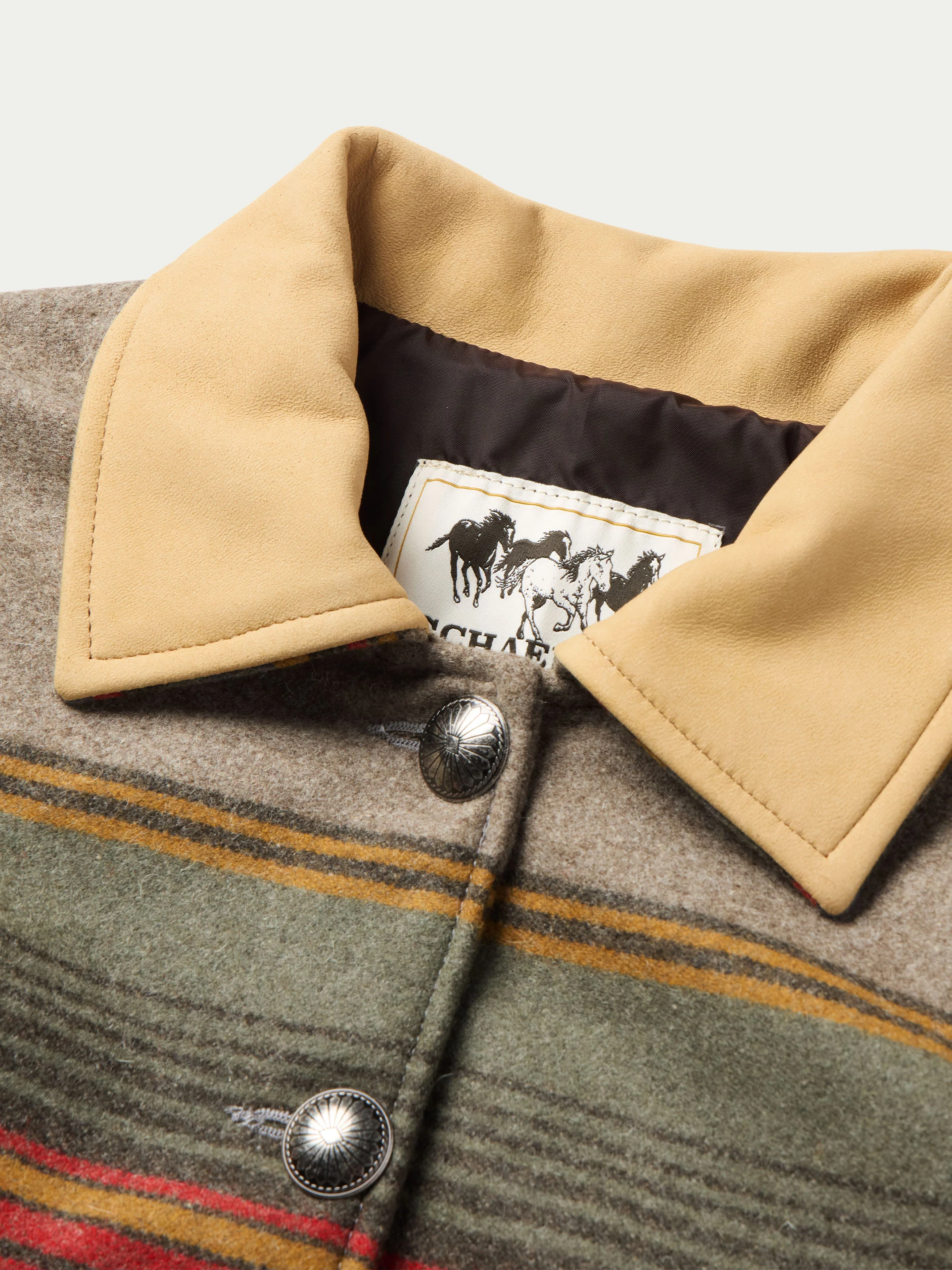 Women's Las Cruces Jacket With Leather Collar - Image 12