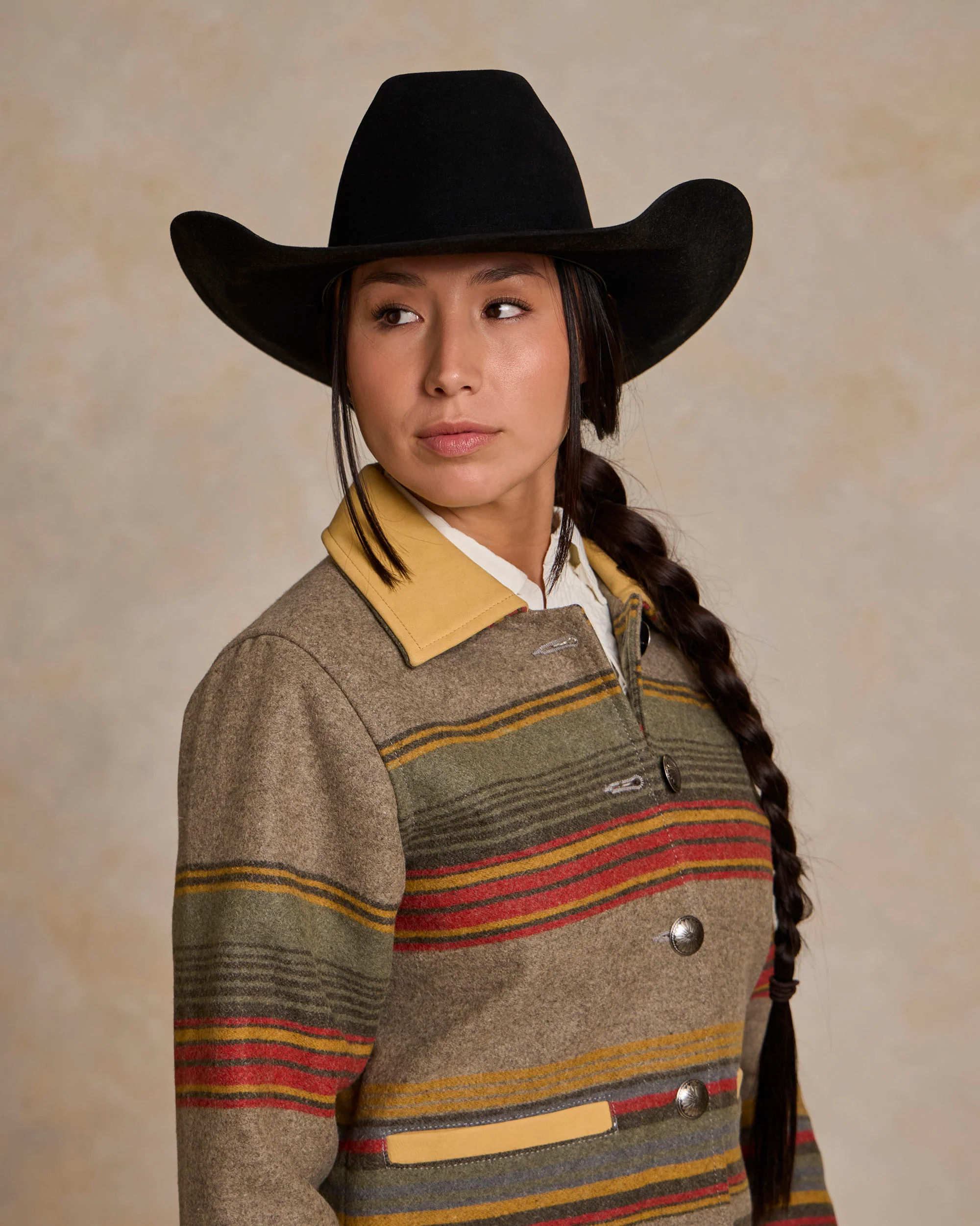 Women's Las Cruces Jacket With Leather Collar - Image 18