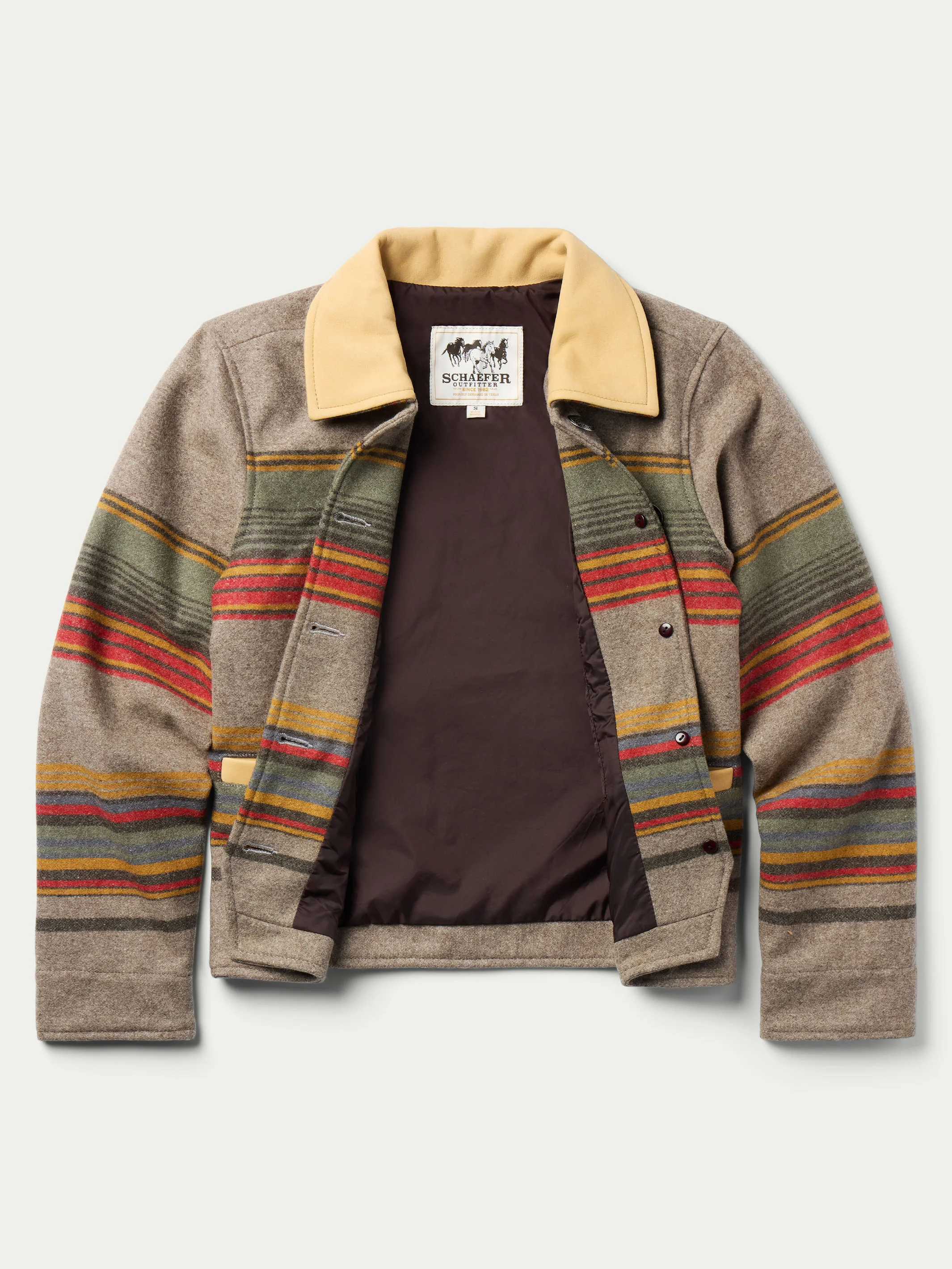 Women's Las Cruces Jacket With Leather Collar - Image 5