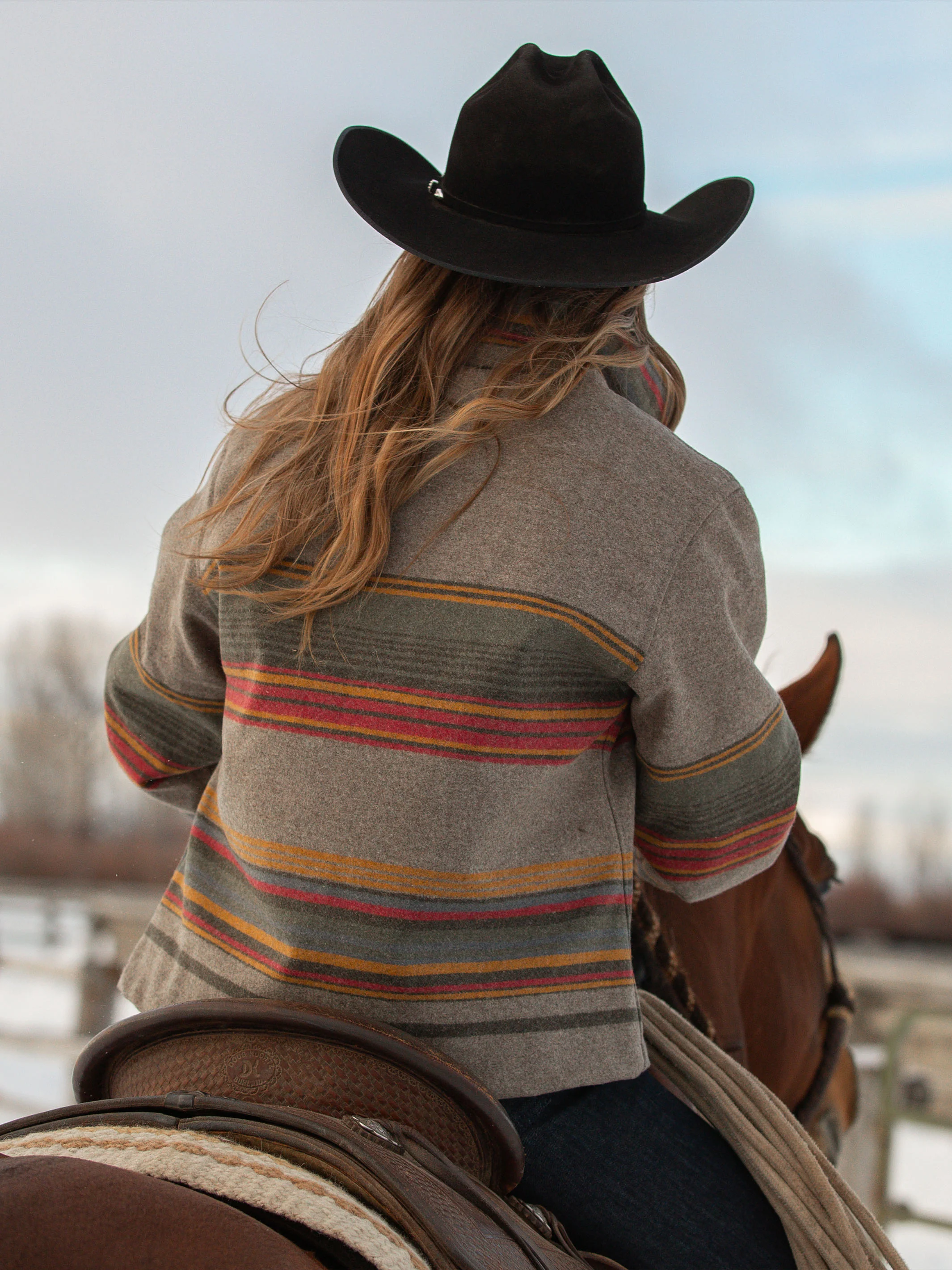 Women's Las Cruces Jacket With Leather Collar - Image 9