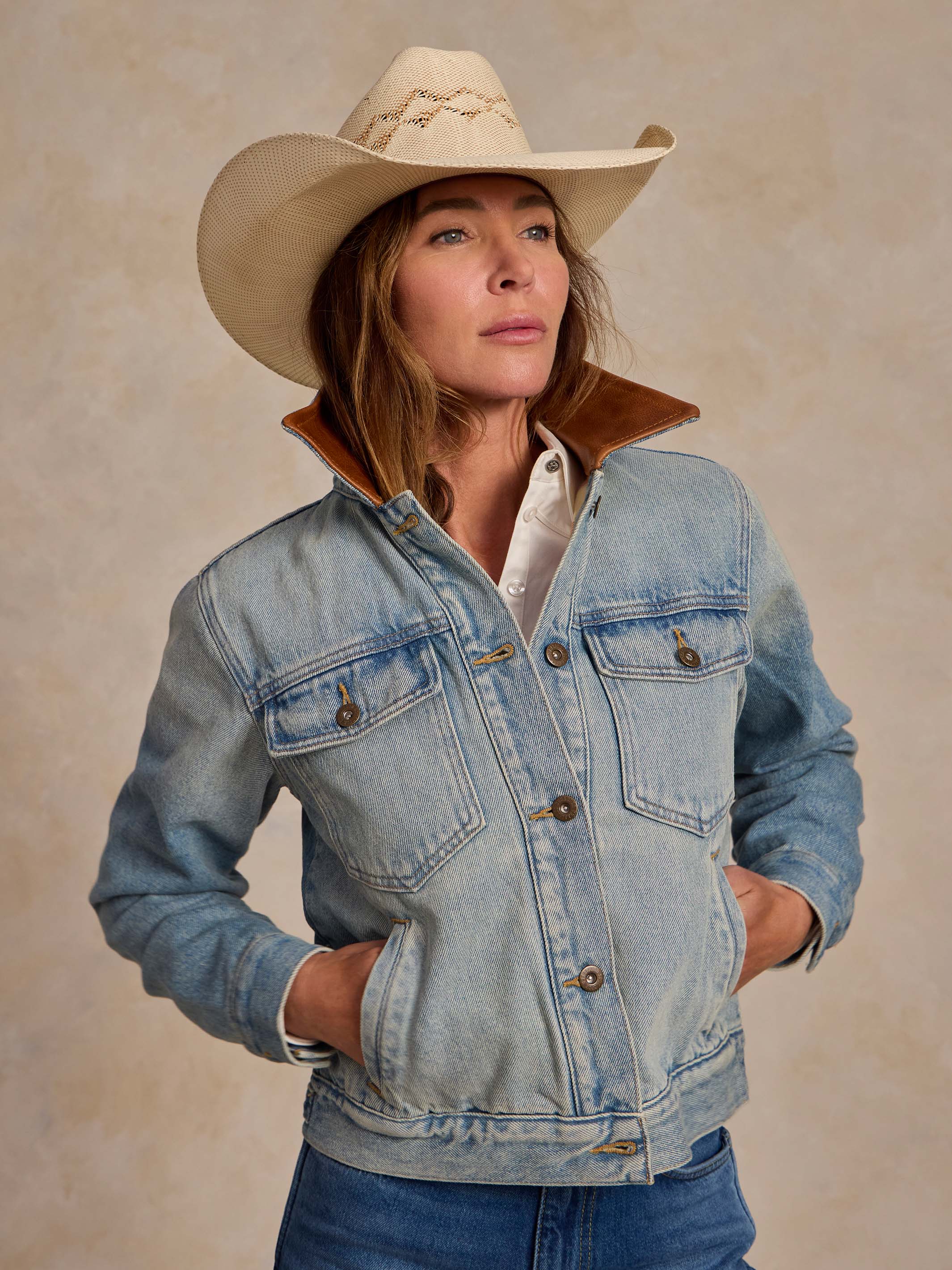Women's Legend Denim Jacket with Flannel Lining - Image 3