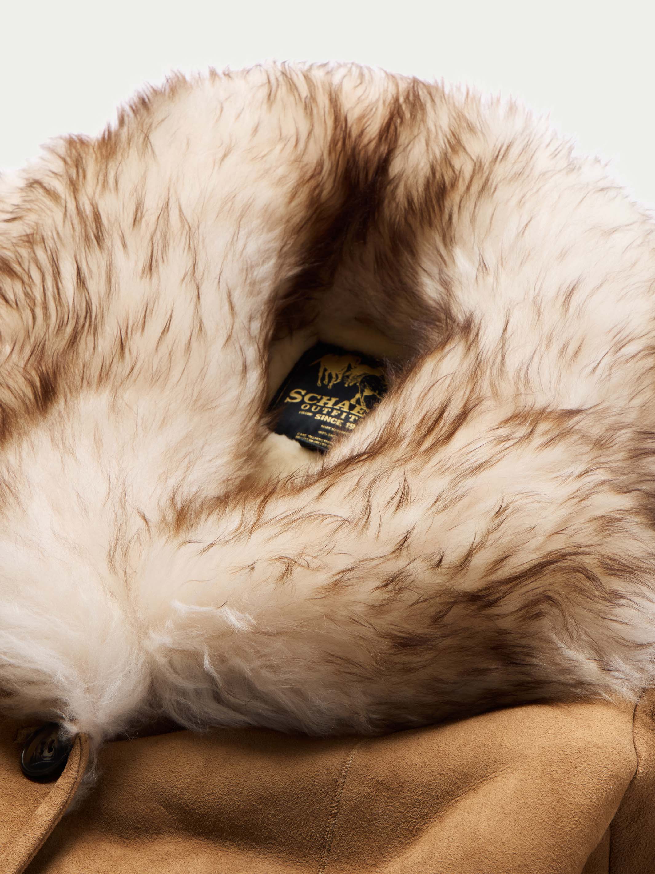 Women's Long Shearling Coat - Image 13
