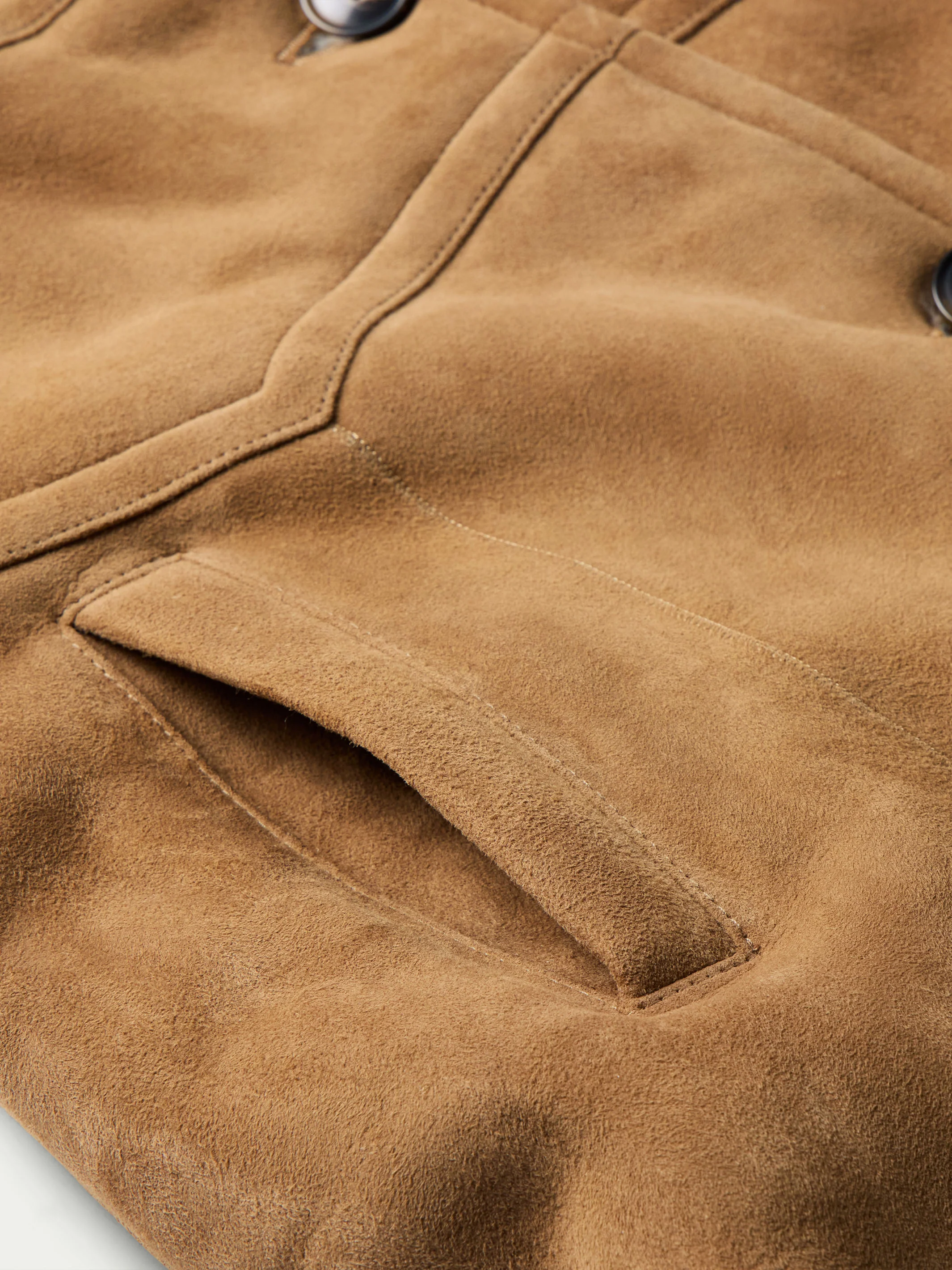 Women's Long Shearling Coat - Image 15
