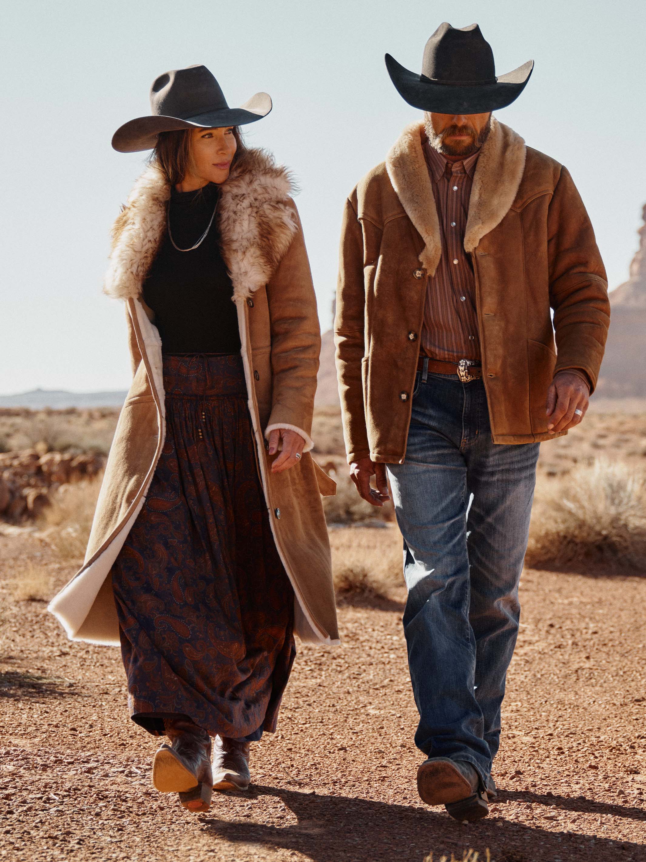 Women's Long Shearling Coat - Image 5