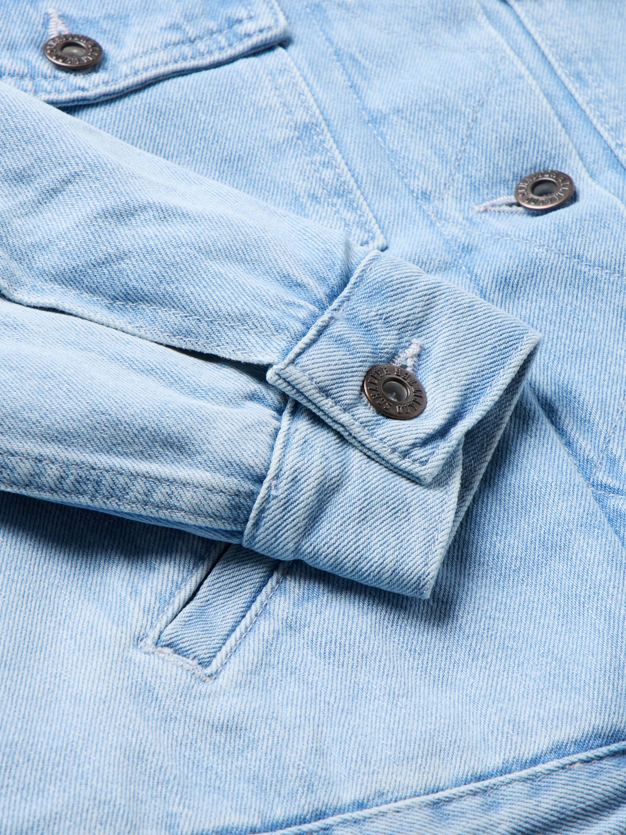 Women's Sherpa Lined Denim Jacket - Image 12