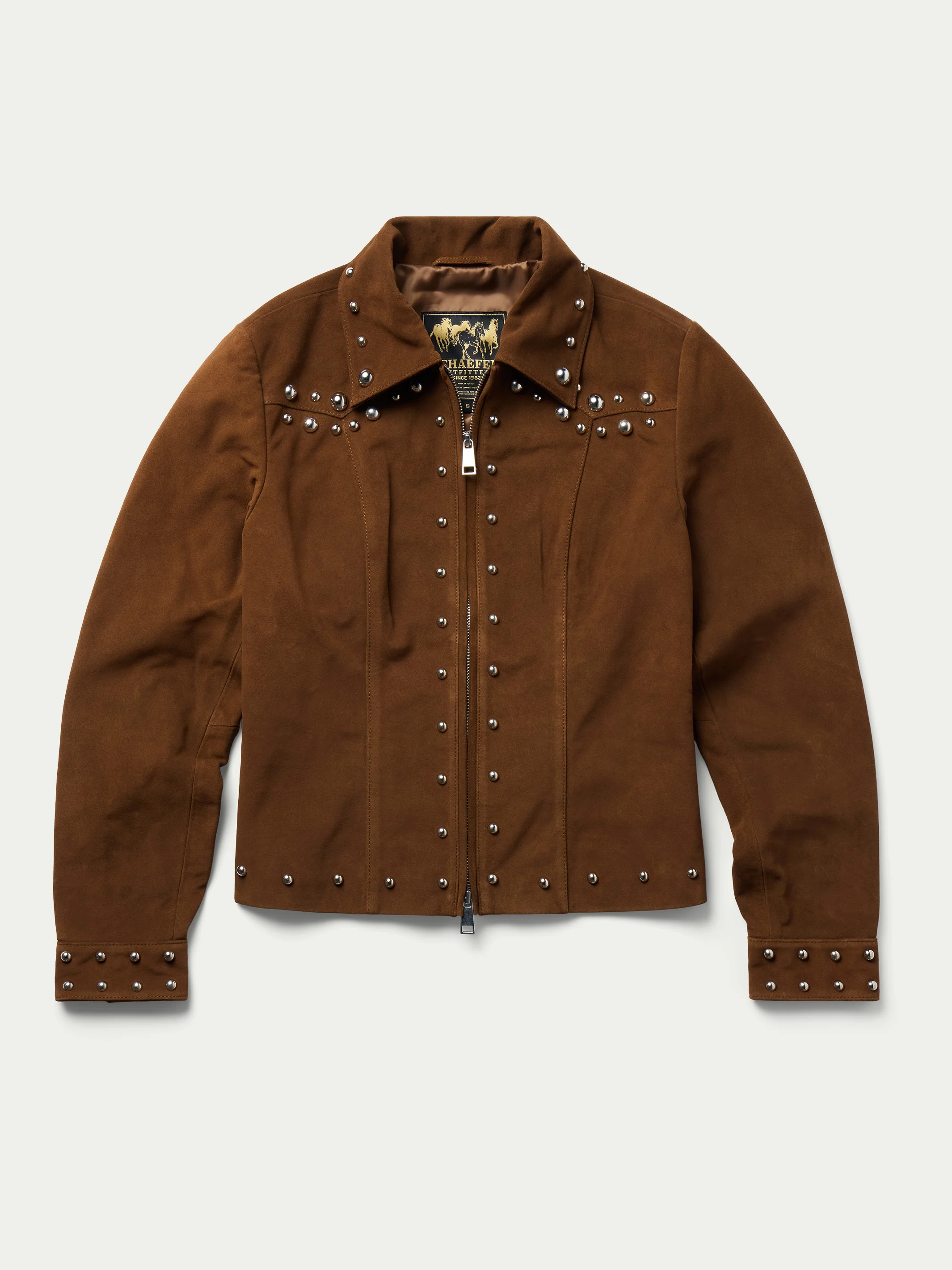 Women's Studded Suede Jacket