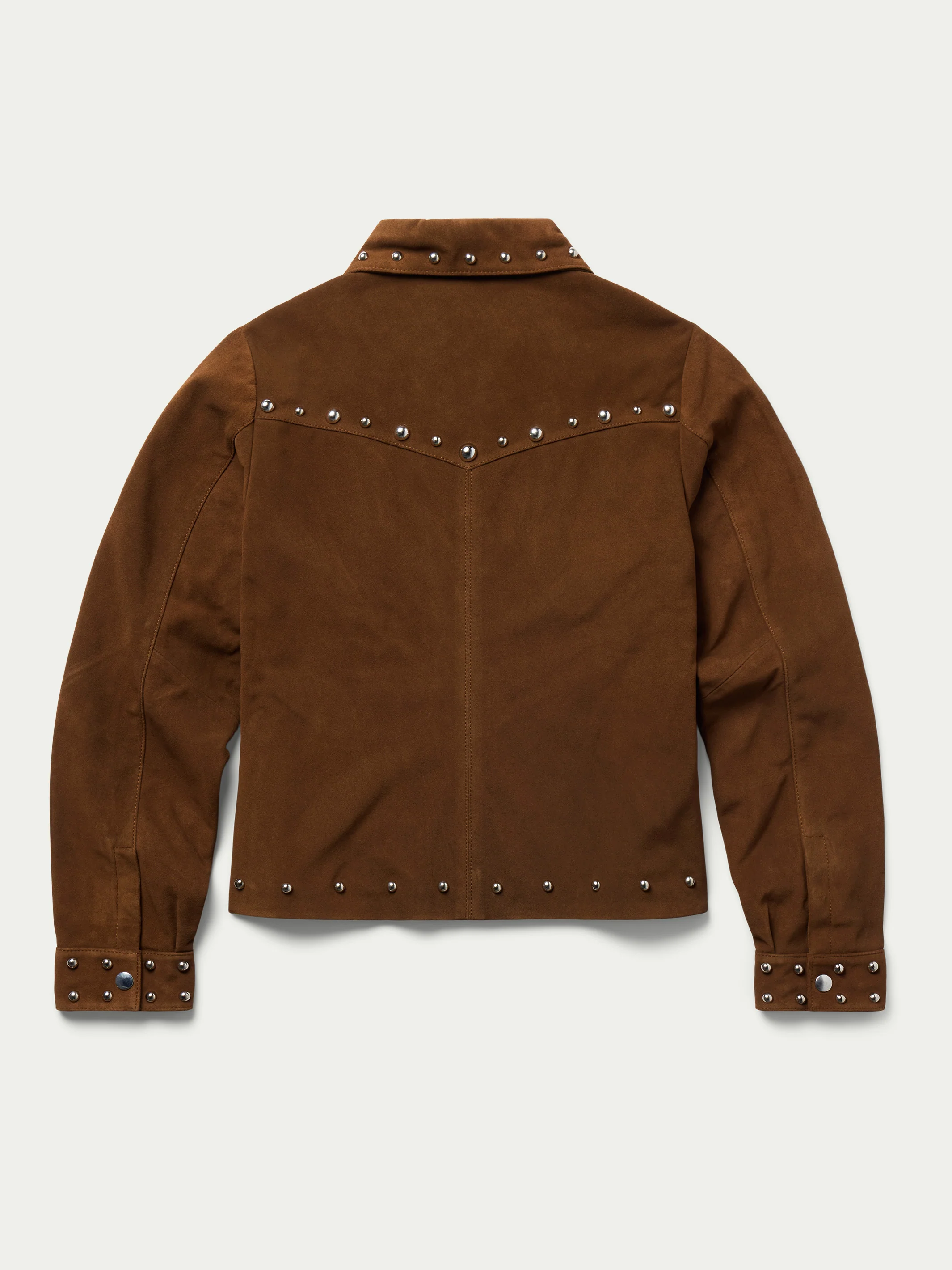 Women's Studded Suede Jacket - Image 11