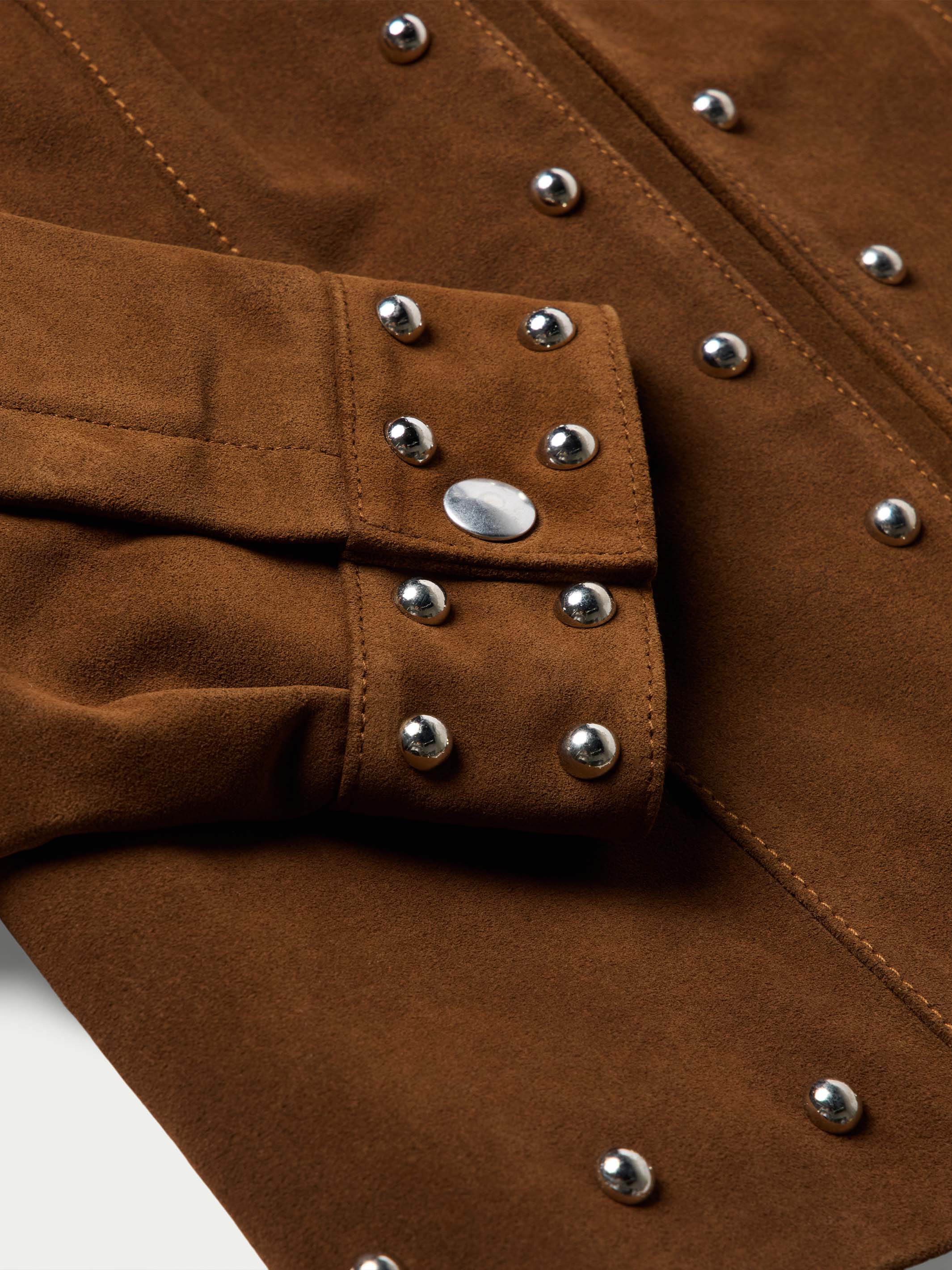 Women's Studded Suede Jacket - Image 14