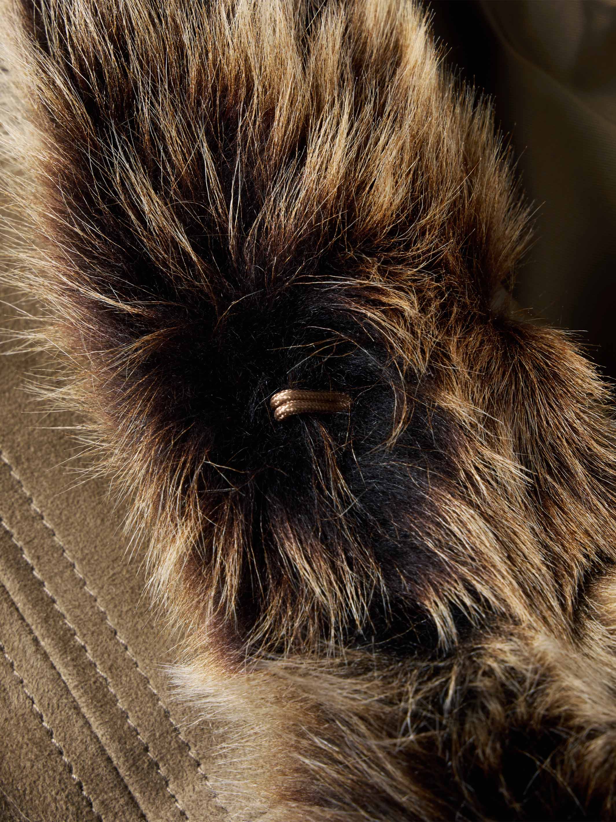 Women's Suede Coat With Toscana Shearling Collar - Image 14