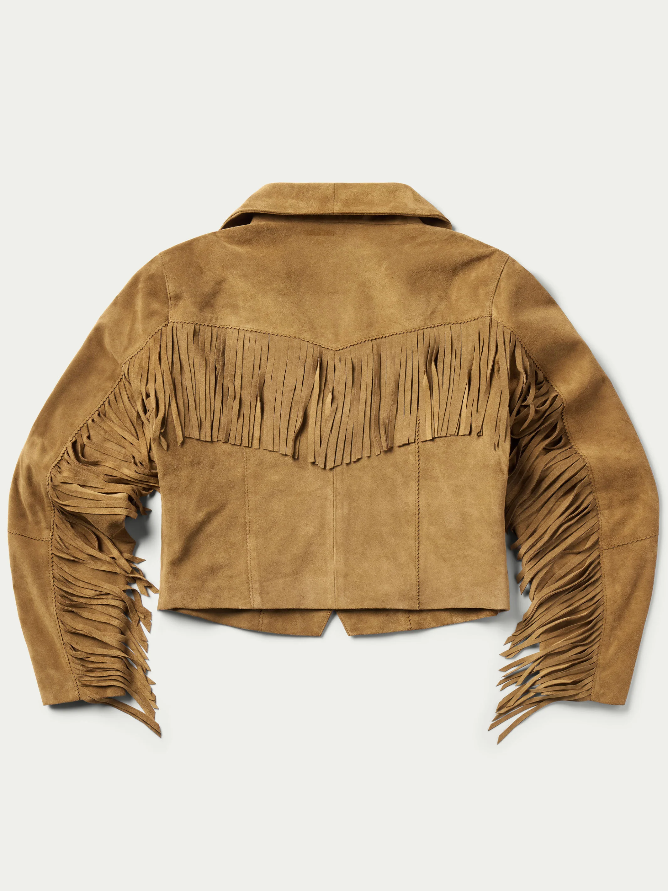 Women's Suede Fringe Jacket - Image 14