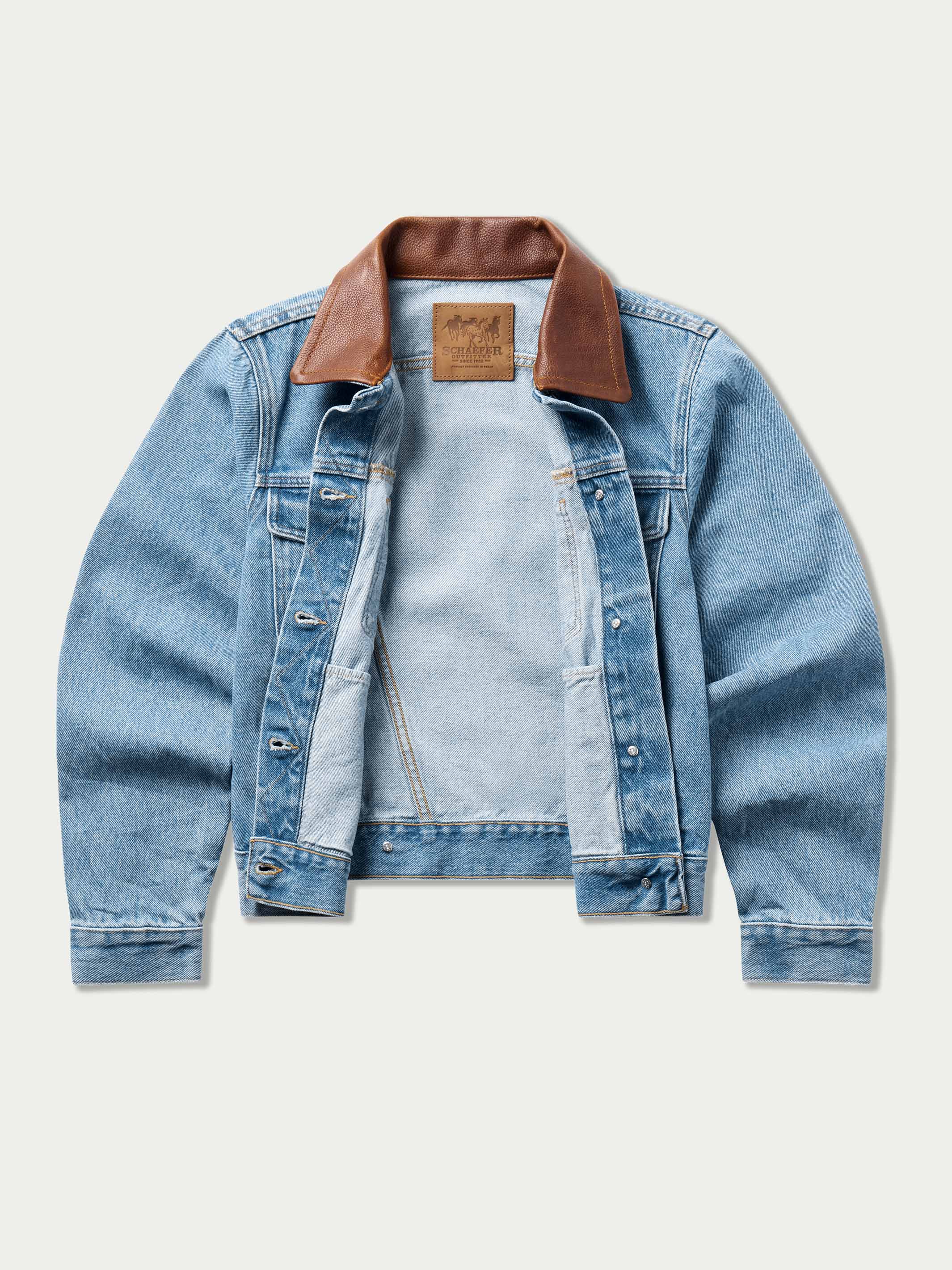 Women's Unlined Denim Jacket - Image 4