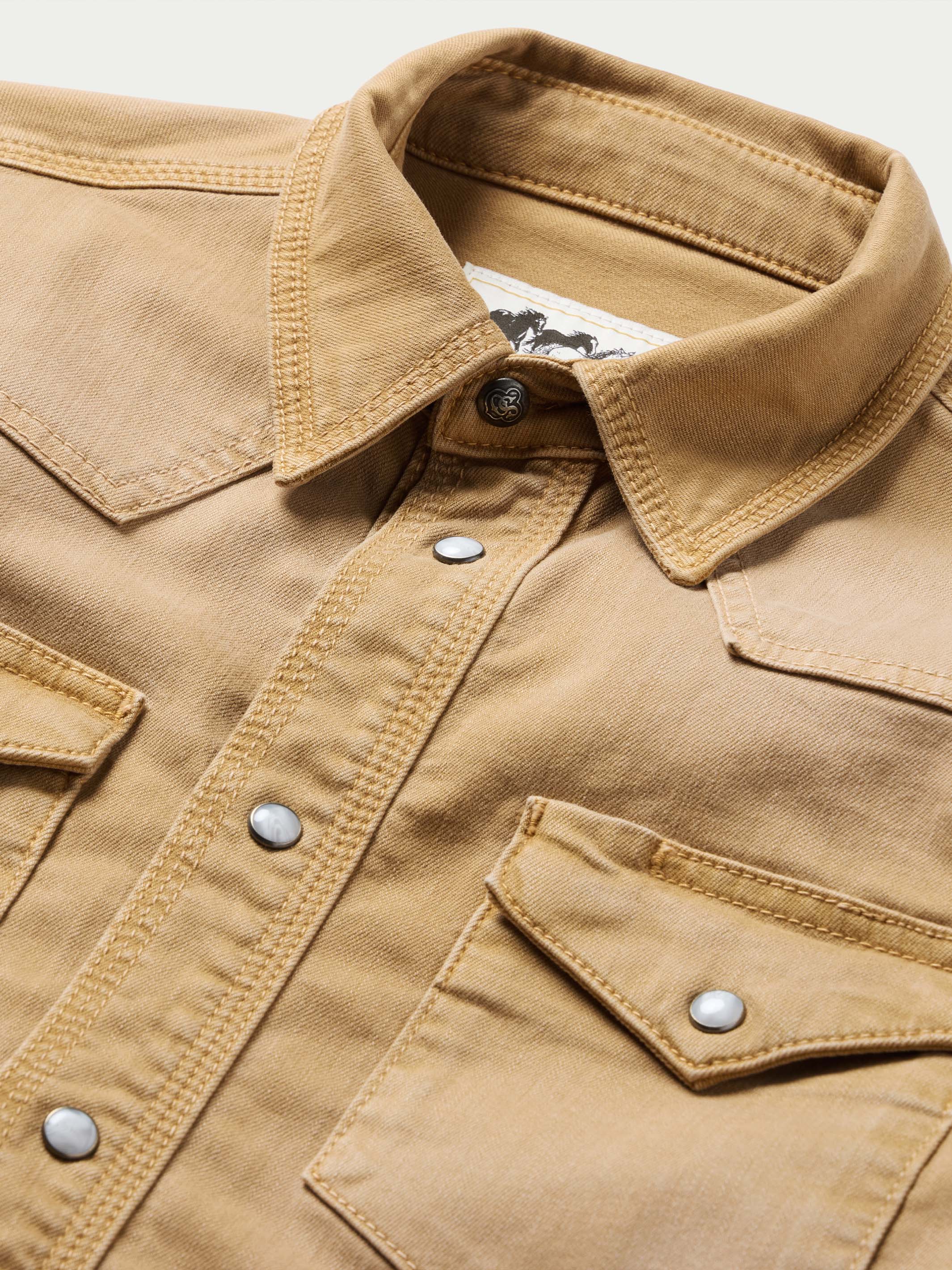 Women's Western Denim Snap Shirt - Image 9