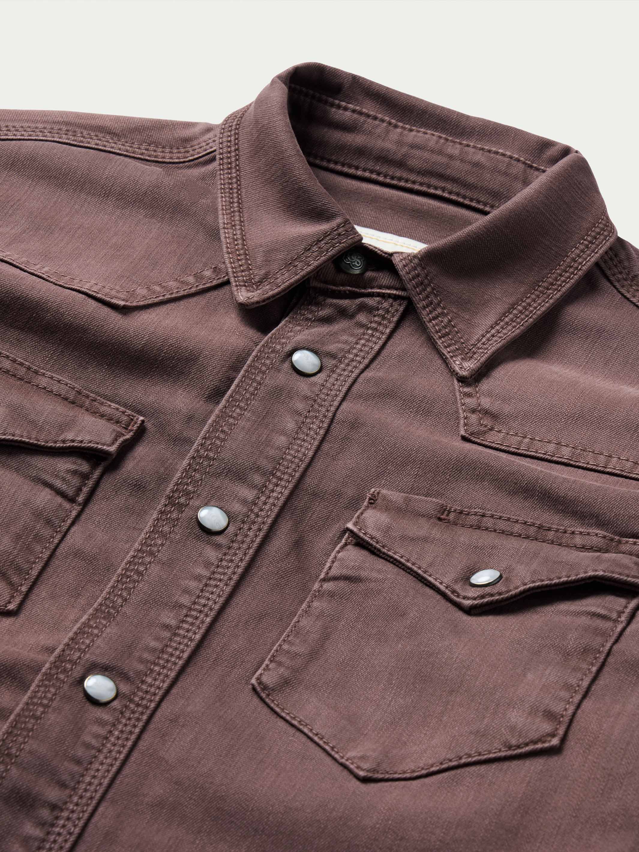 Women's Western Denim Snap Shirt - Image 9