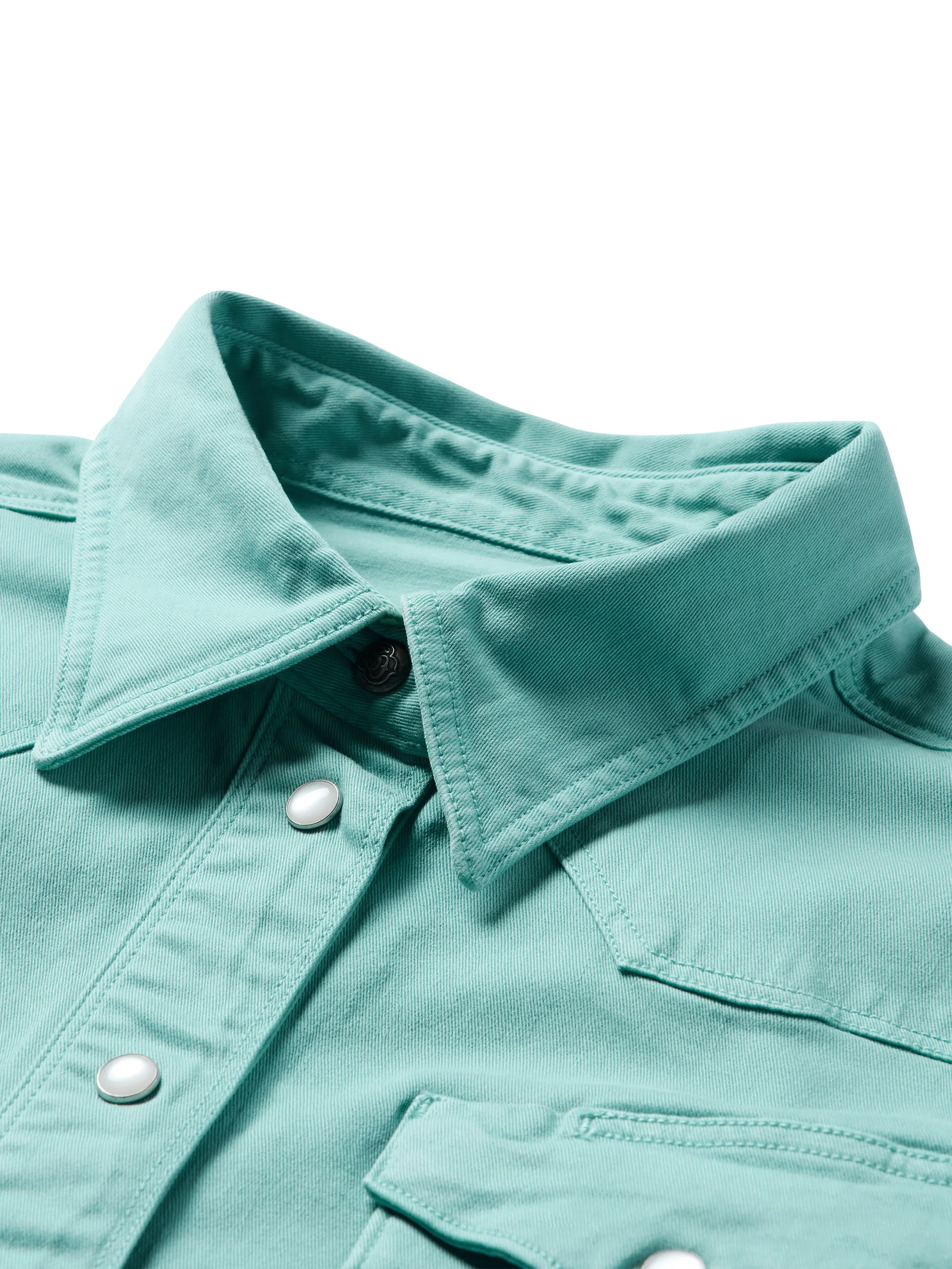 Women's Western Denim Snap Shirt - Image 6