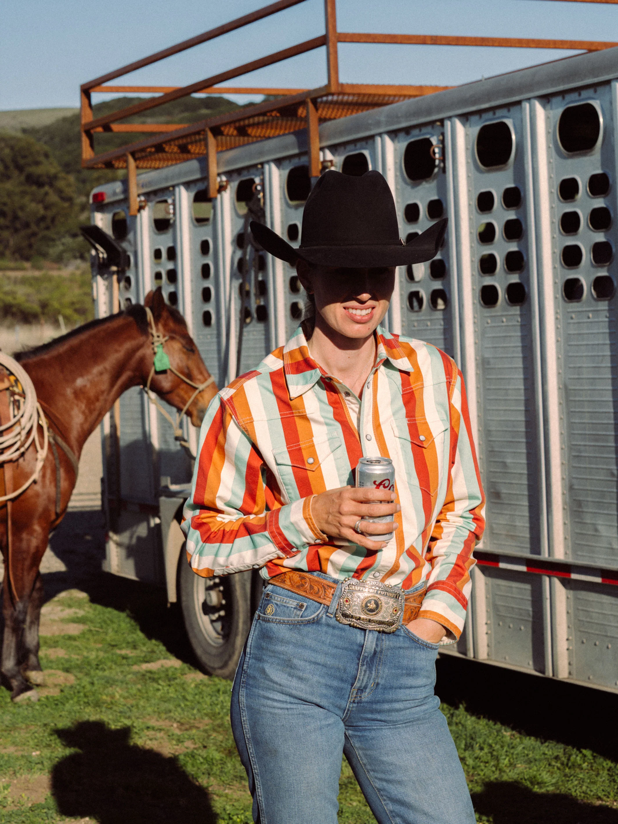 Women's Western Stretch Snap Shirt - Image 7
