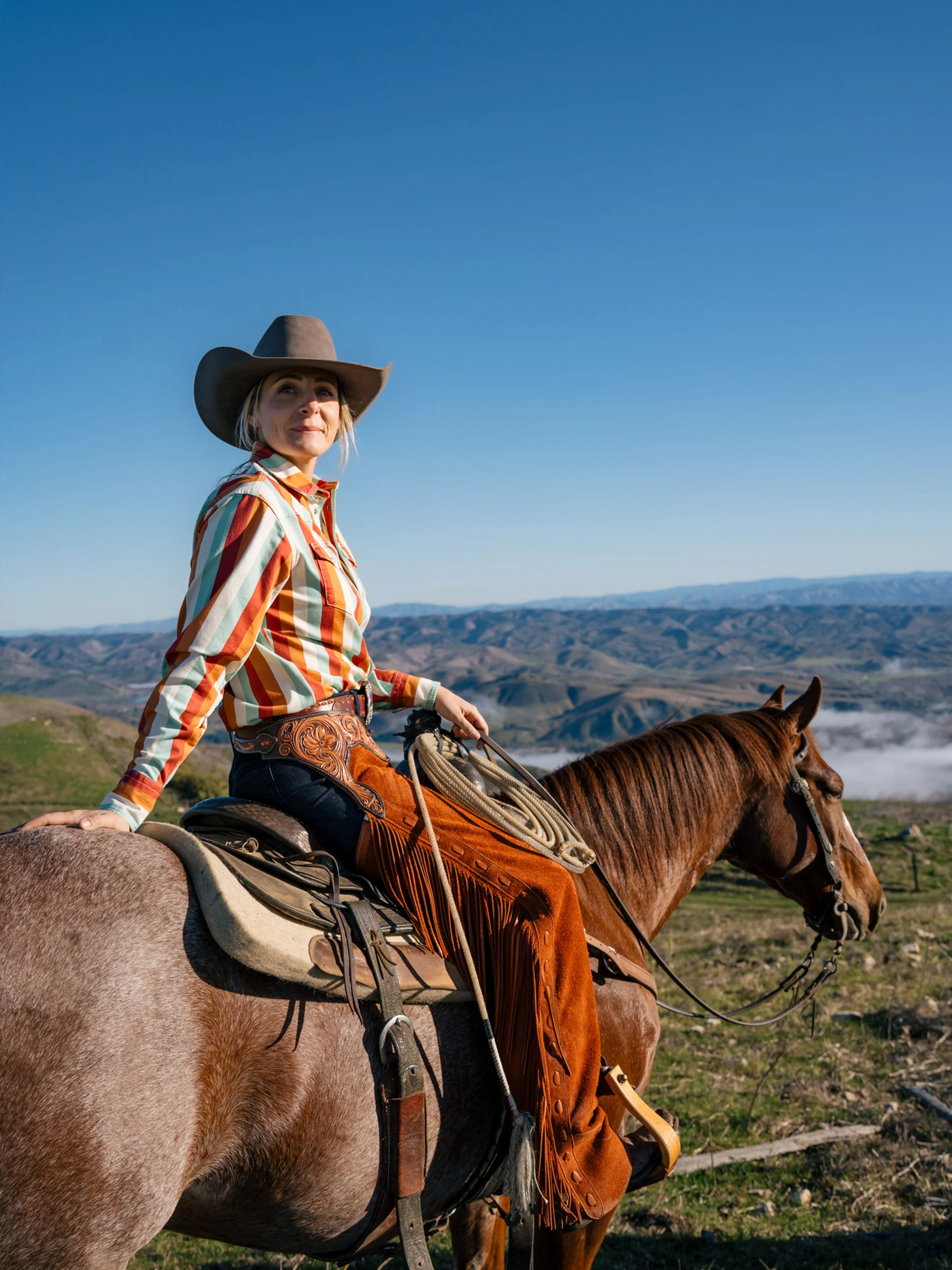 Women's Western Stretch Snap Shirt - Image 9