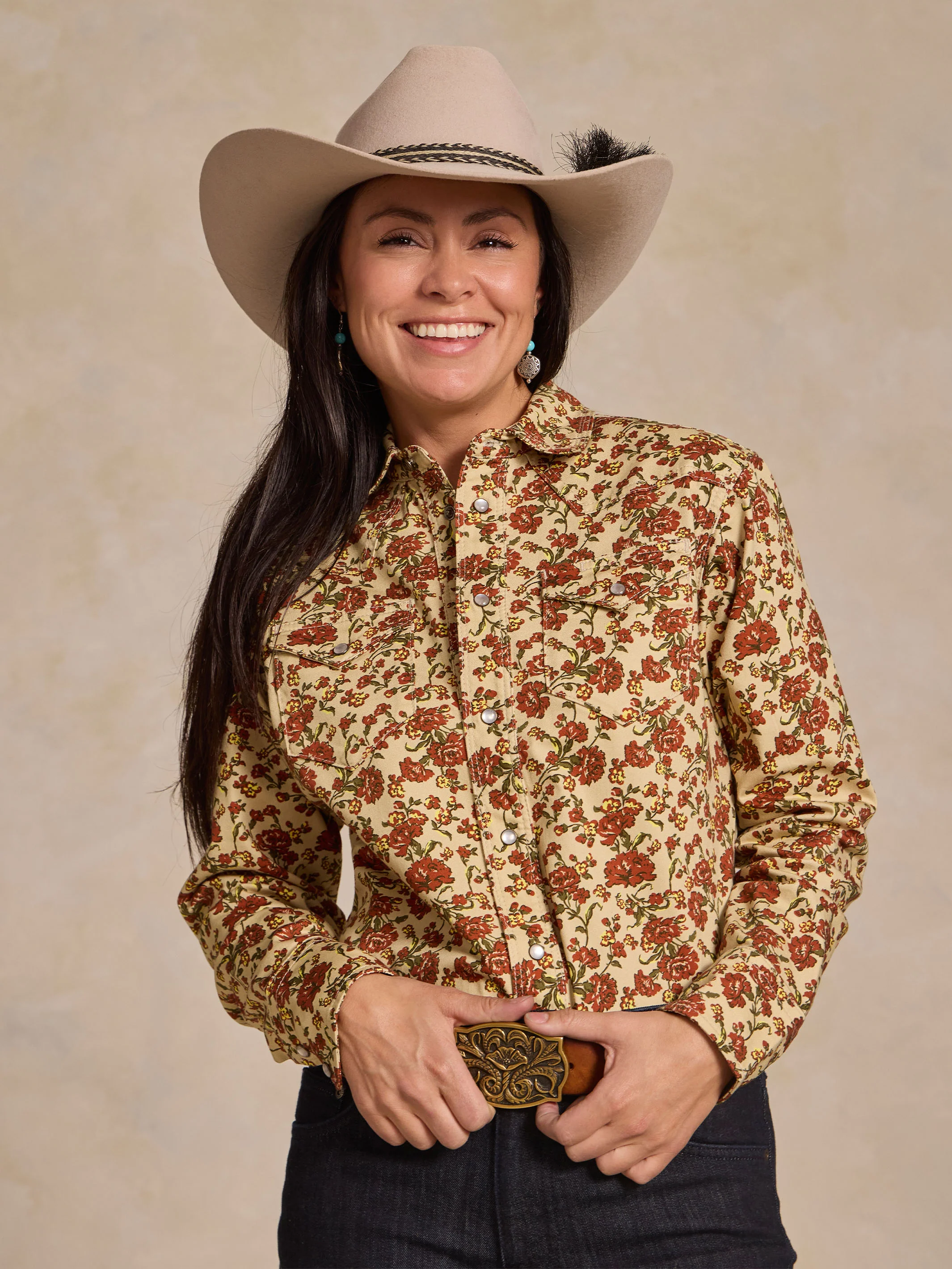 Women's Western Stretch Snap Shirt - Image 4