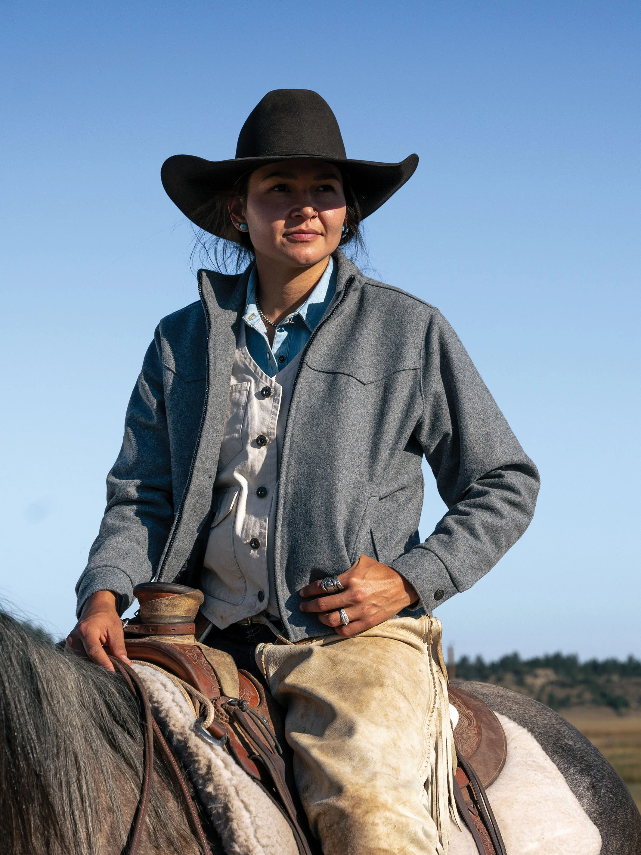 Women's Wool Arena Jacket - Image 8