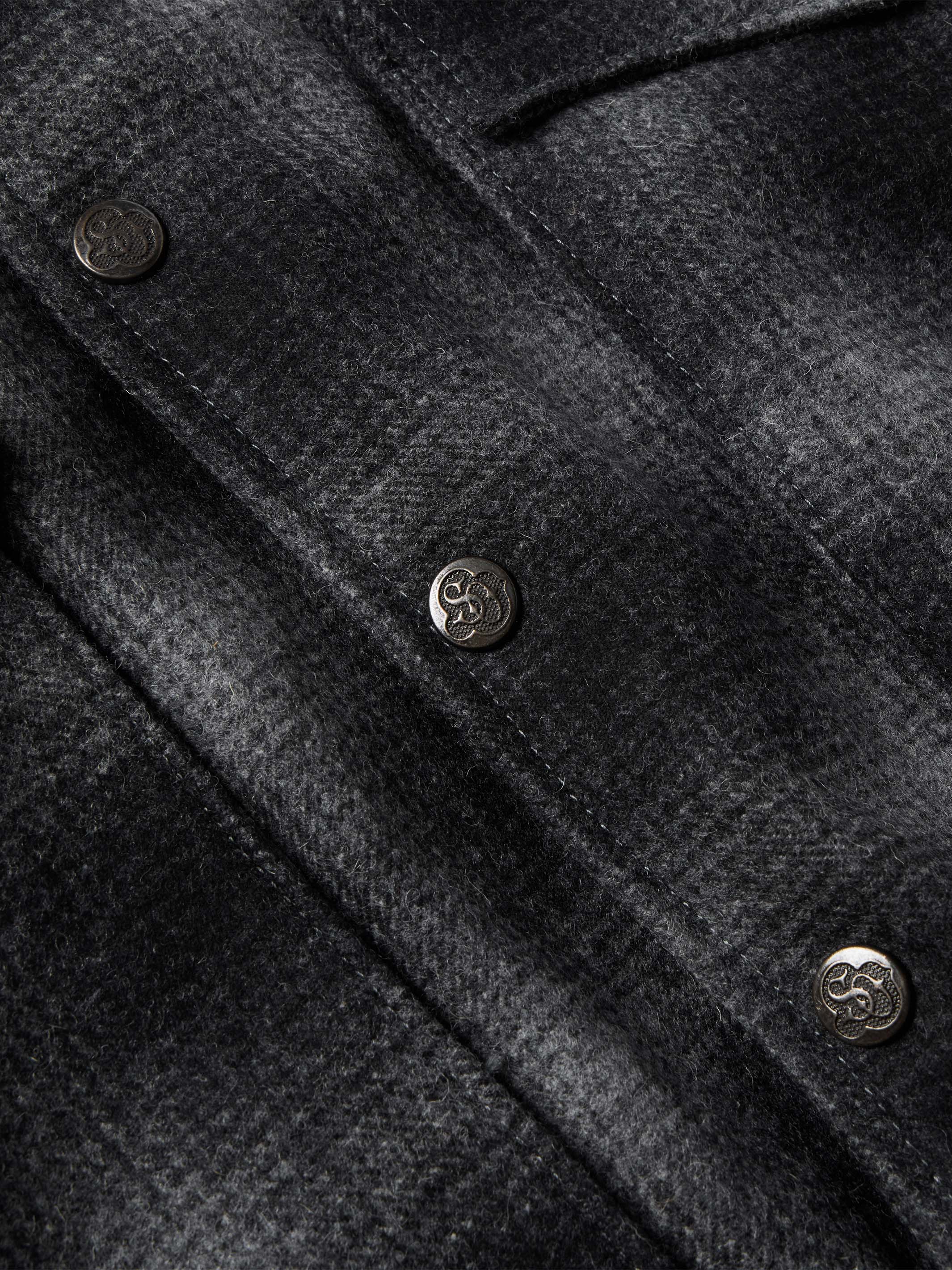 Wool Coat With Shearling Collar - Image 12