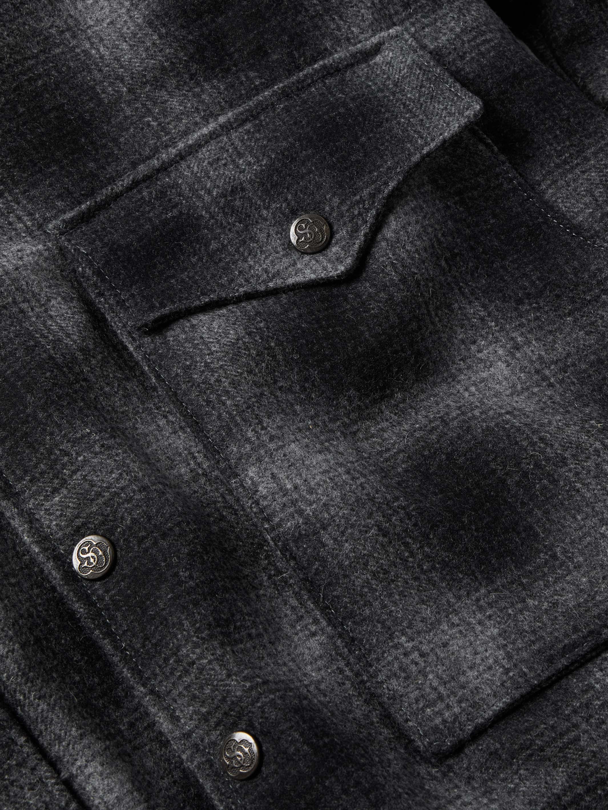 Wool Coat With Shearling Collar - Image 17