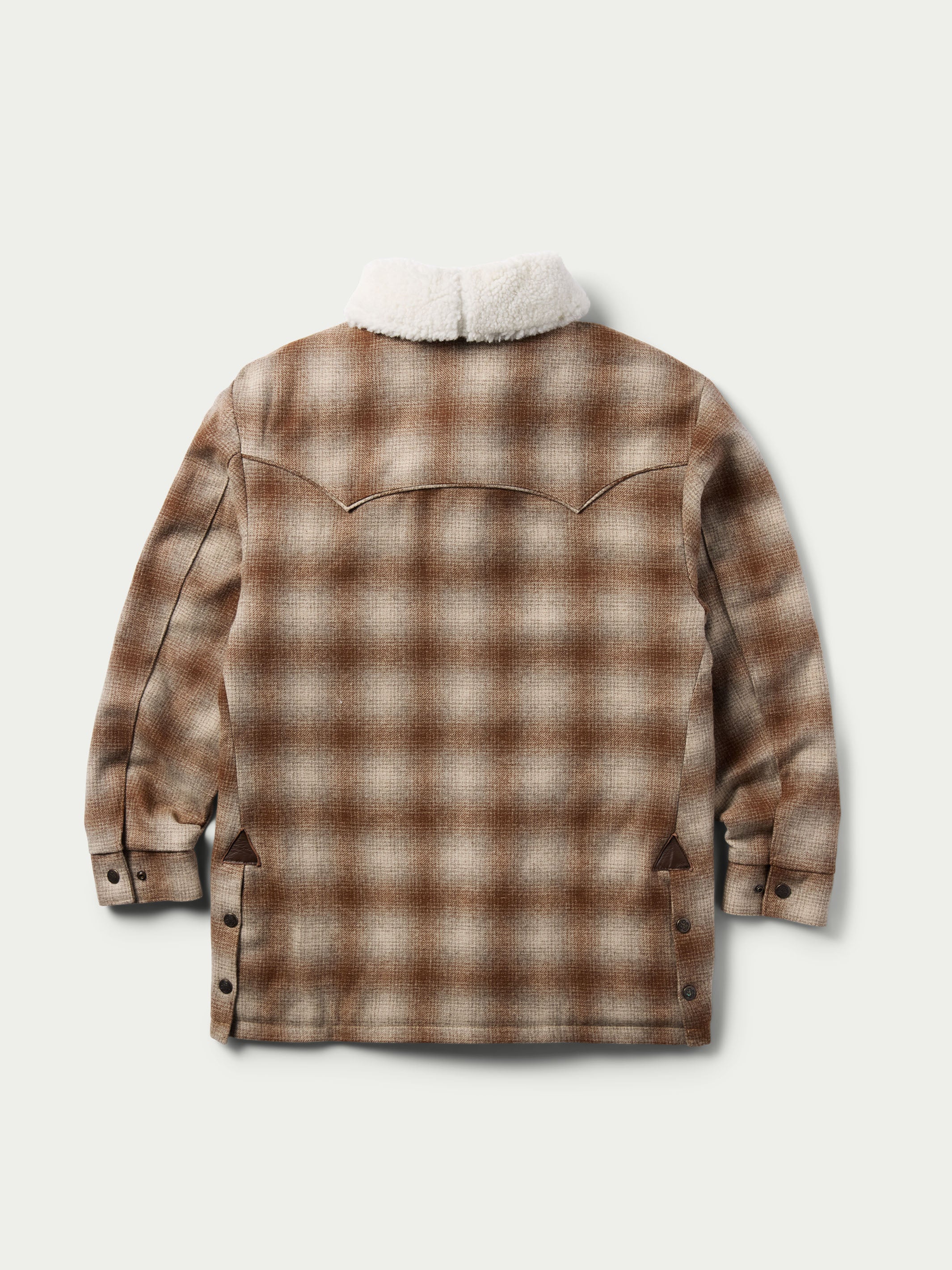 Wool Coat With Shearling Collar - Image 13