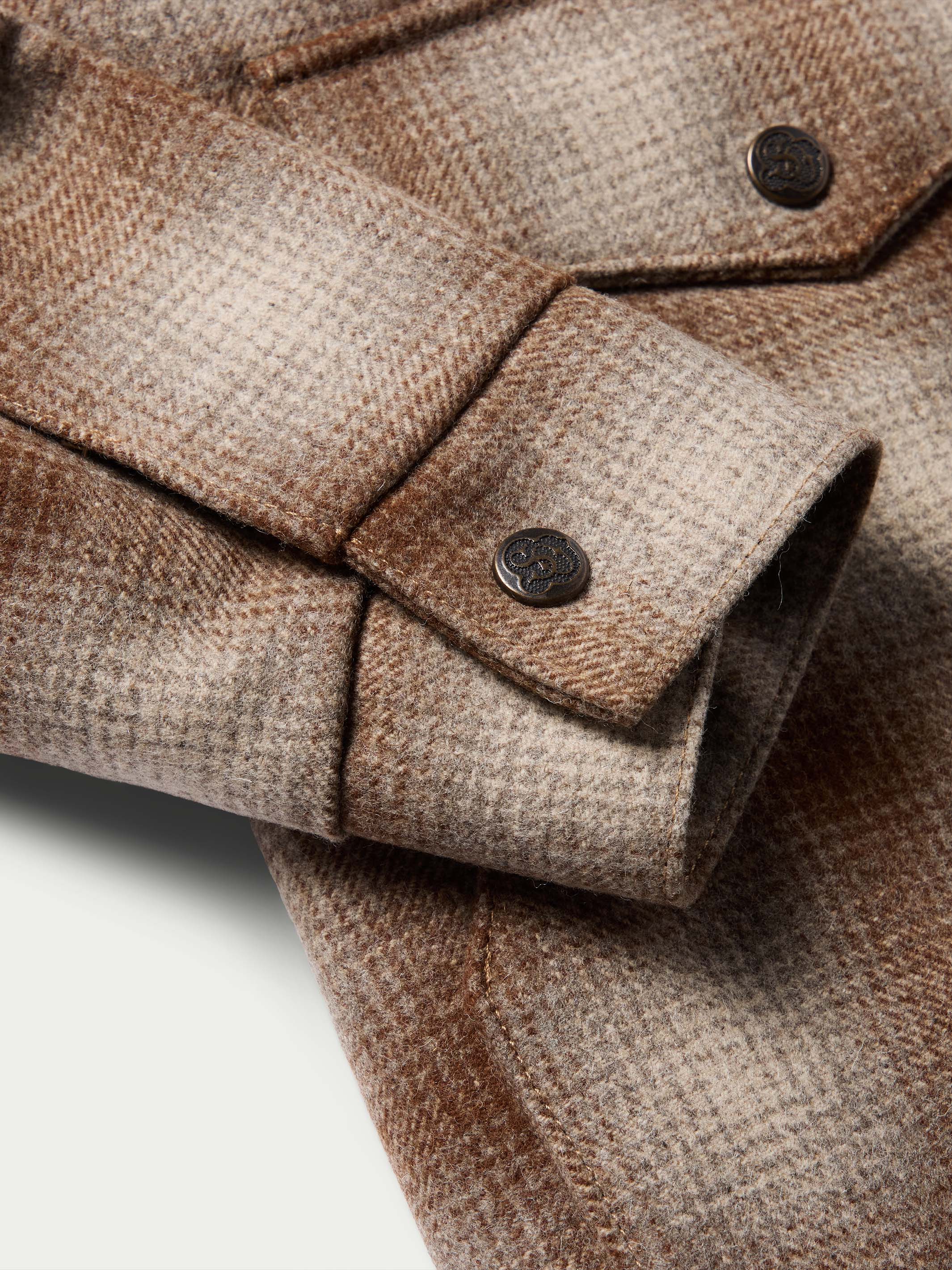 Wool Coat With Shearling Collar - Image 15