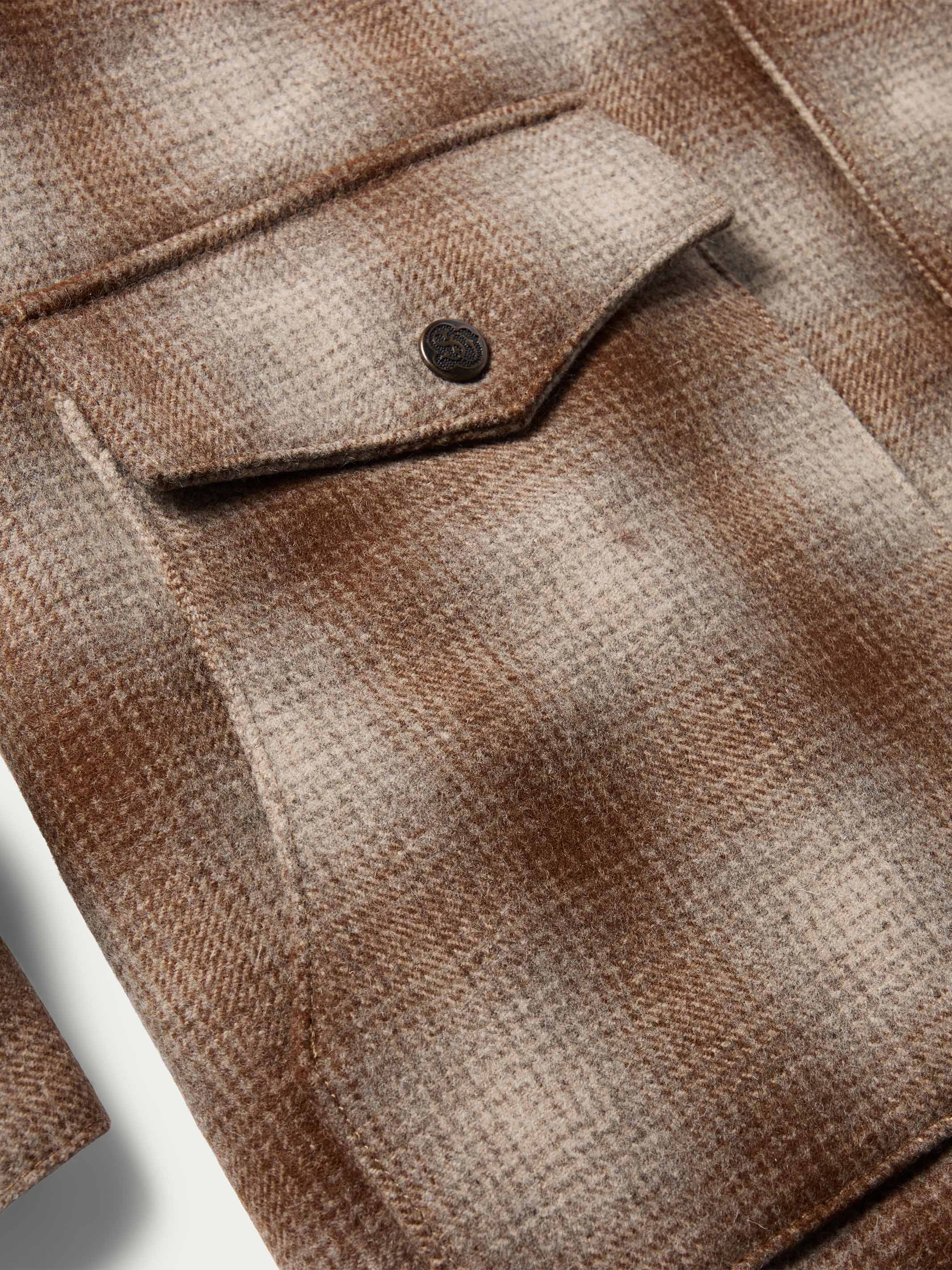 Wool Coat With Shearling Collar - Image 16