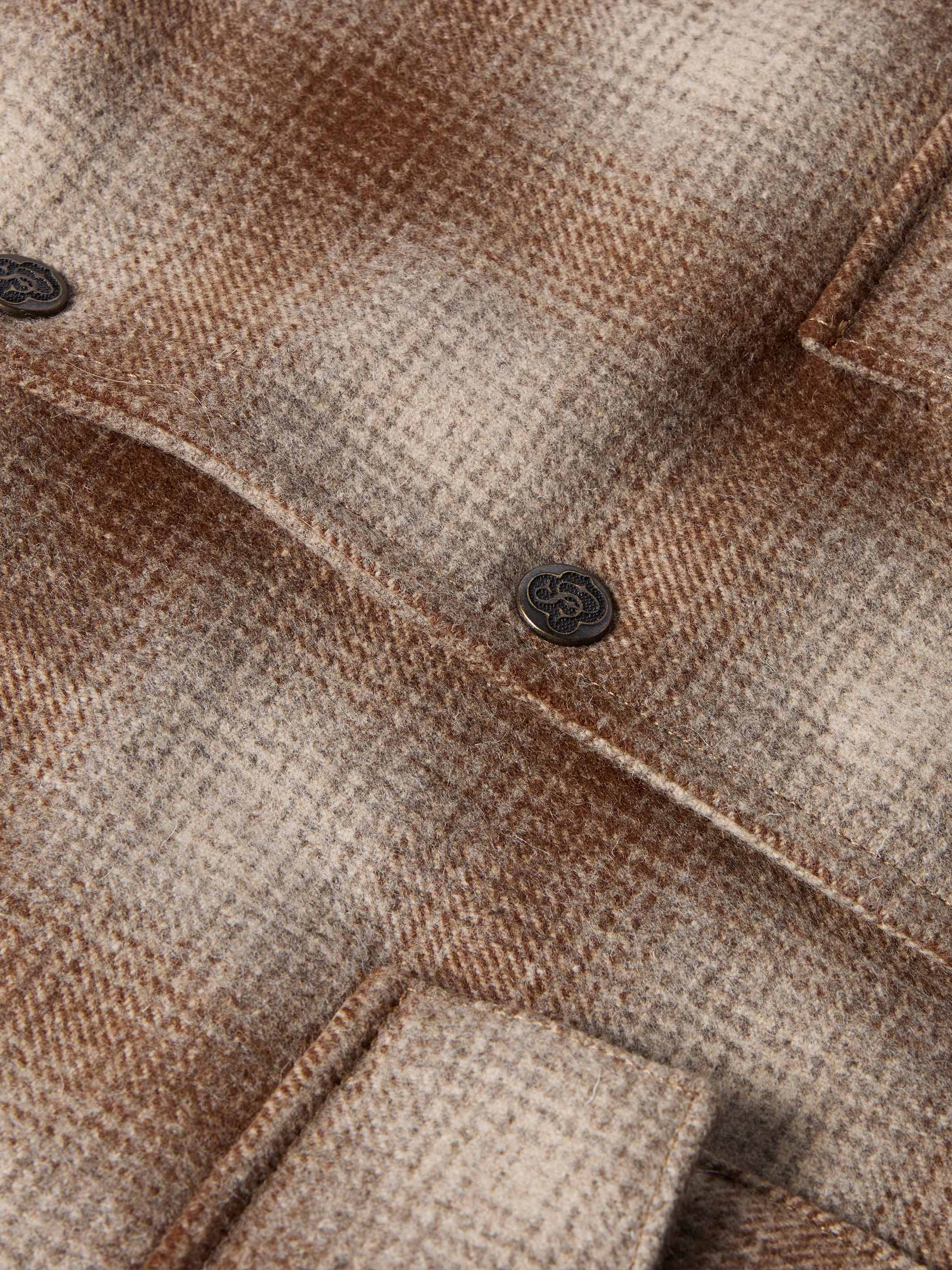 Wool Coat With Shearling Collar - Image 17
