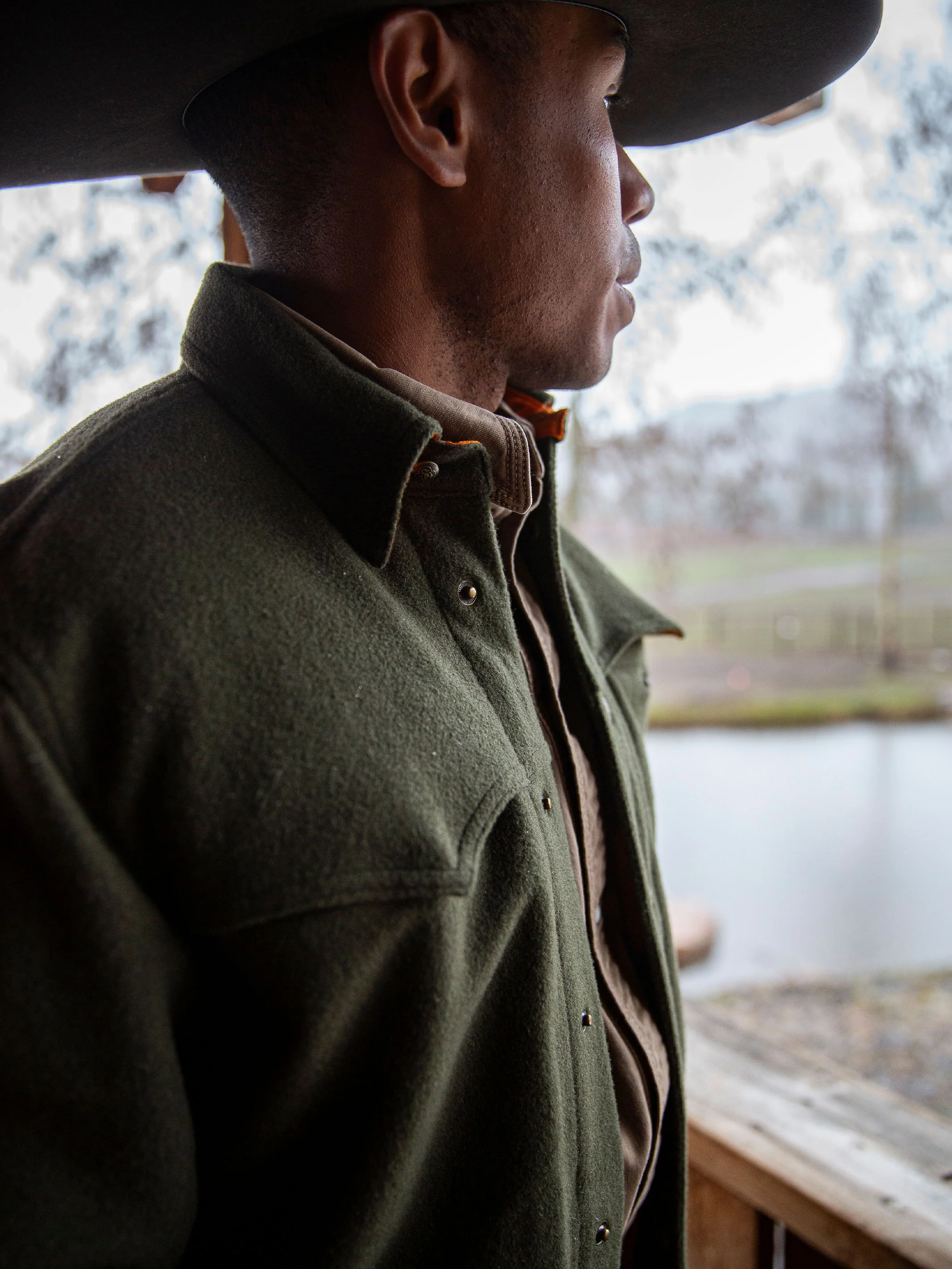 Wool Overshirt - Image 3