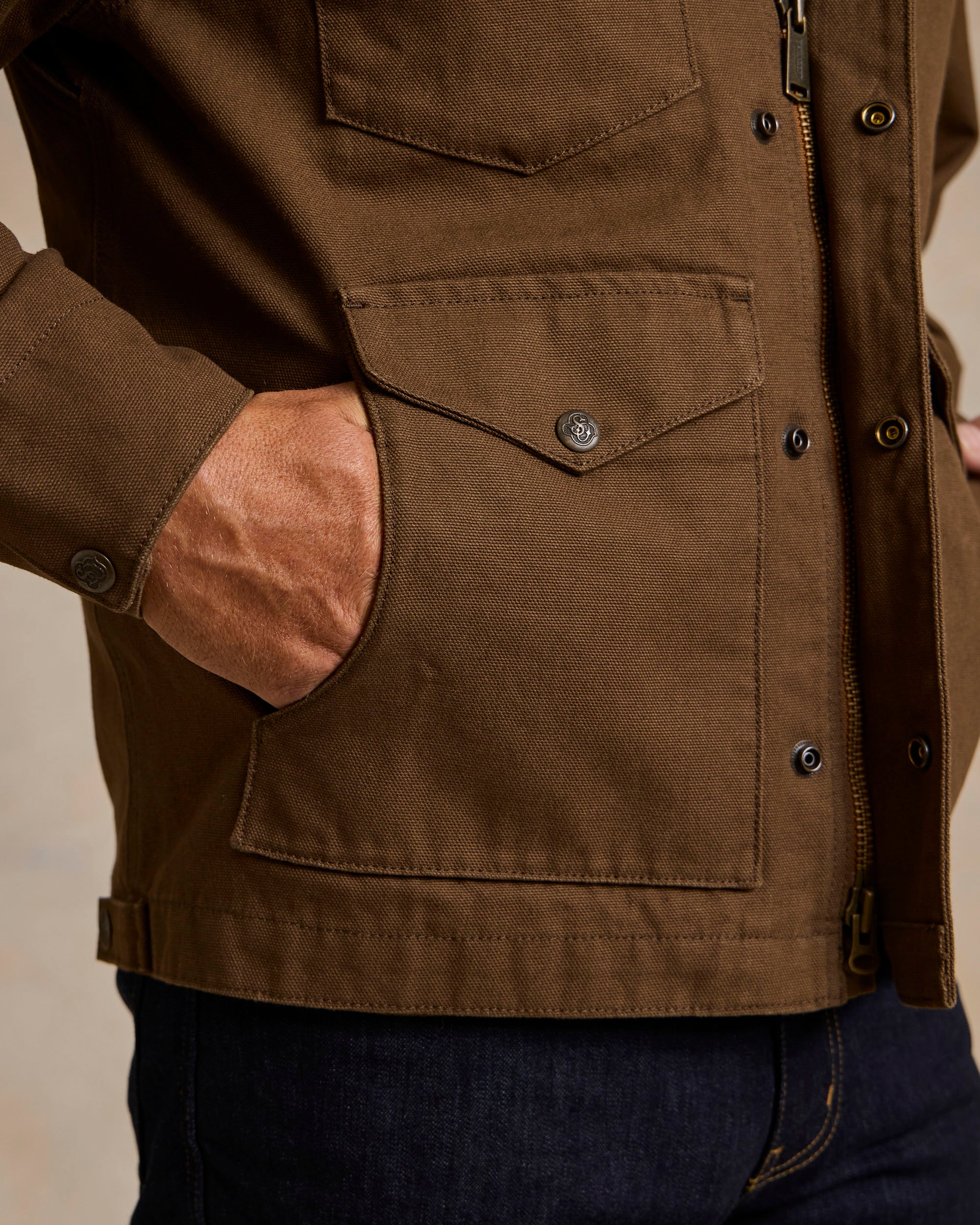 Zip Canvas Jacket - Image 10